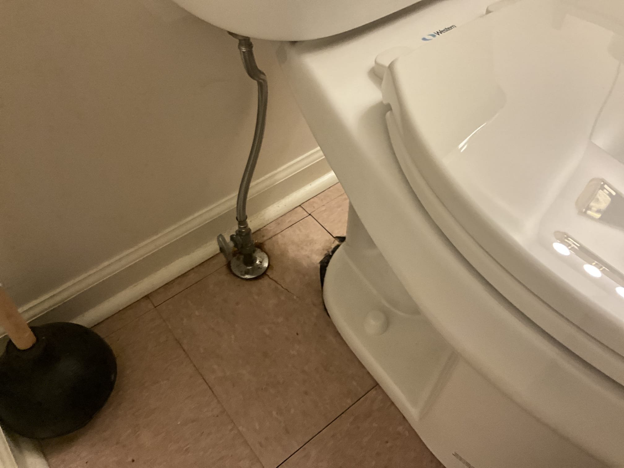 Return to complete quoted work.

On this visit I removed and replaced the toilet in the men’s restroom in the main building. This included new supply line, wax ring, bolt covers, and removal of the old unit. This was also a comfort height toilet instead of the very low toilet that was in there prior to this.

Installed a pressure regulating valve for this side of the property. Due to generations of additions and repairs I placed the prv in the best location in the basement. I did not see any branches or tee offs before this, with the exception of a hose spigot. However, if there are different county lines or branches buried in the ground we can’t identify that.

I repaired the leaking galvanized waterline above the hot out side of the water heater. The repair was successful but I still recommend replacing this water heater as soon as possible.

Cleaned work spaces and checked all work.