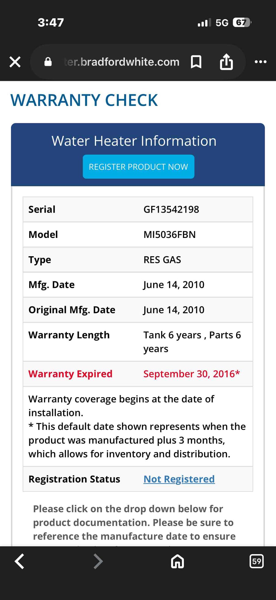 For this customer, the major complaint was BROWN water coming out of the faucet, hot and cold however, I am to determine if it is hot and cold however, I did do a bucket blast on the water heater to see if it is related to the water heater and brown water came out of the drain line for the water heater so therefore I recommended to get that water heater replaced and potentially the main waterline replaced along with it as well furthermore, the customer is having a problem with his disposal so therefore I made him a estimate with the cost for a new water heater and the cost for a new disposal all in one and that is my recommendation to get fixed at this time. The customer wants to wait. He has other bills to pay as of right now so therefore he can’t attend to this issue right now. 