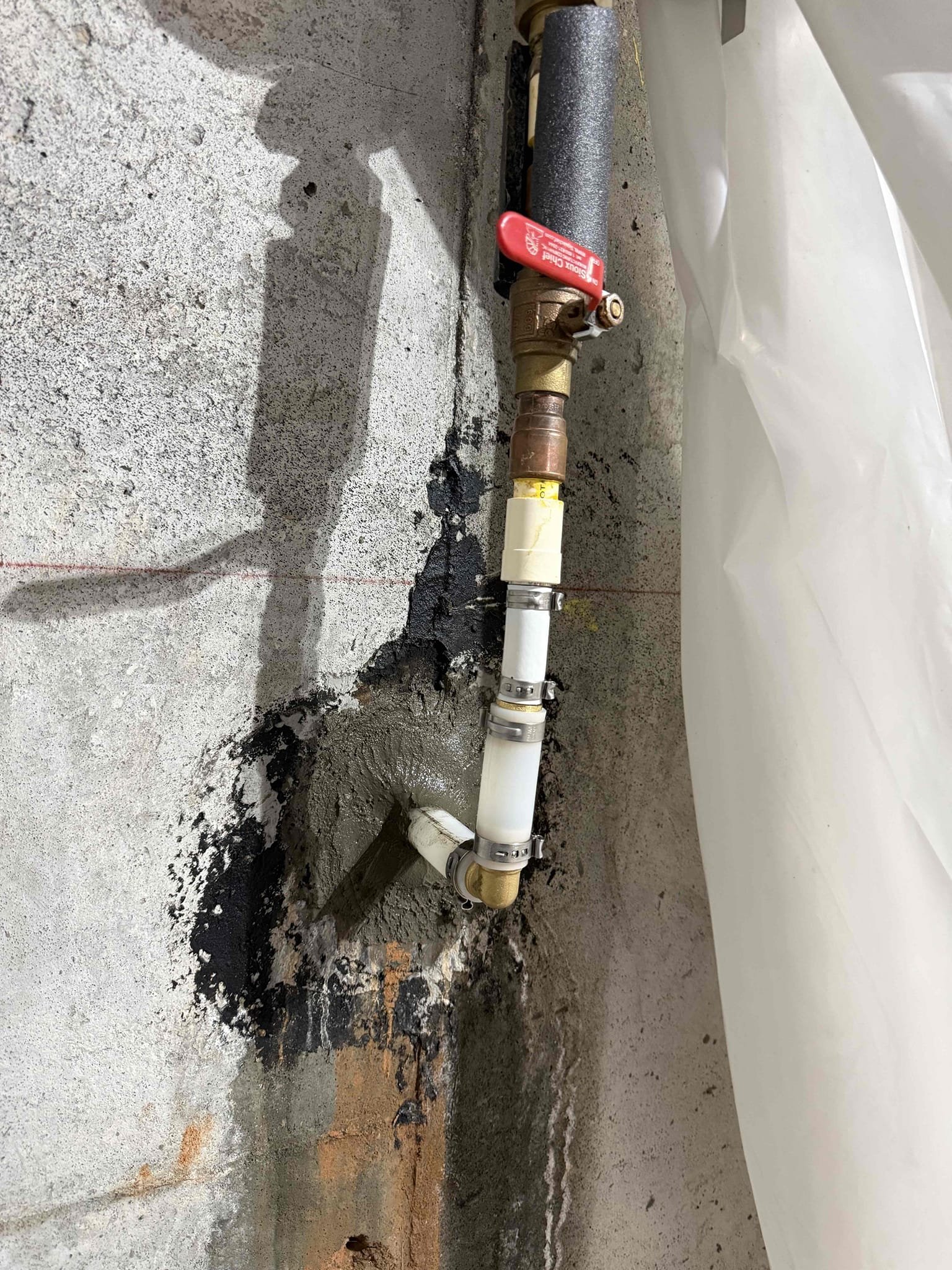 Exterior Service Line Repair Excavate to access and repair a damaged 1" exterior water service line located less than 6 feet deep. The damaged section will be removed and replaced with new piping and fittings, then pressure-tested for leaks. Once complete, the trench will be backfilled and the area cleaned up

Completed work mentioned above 