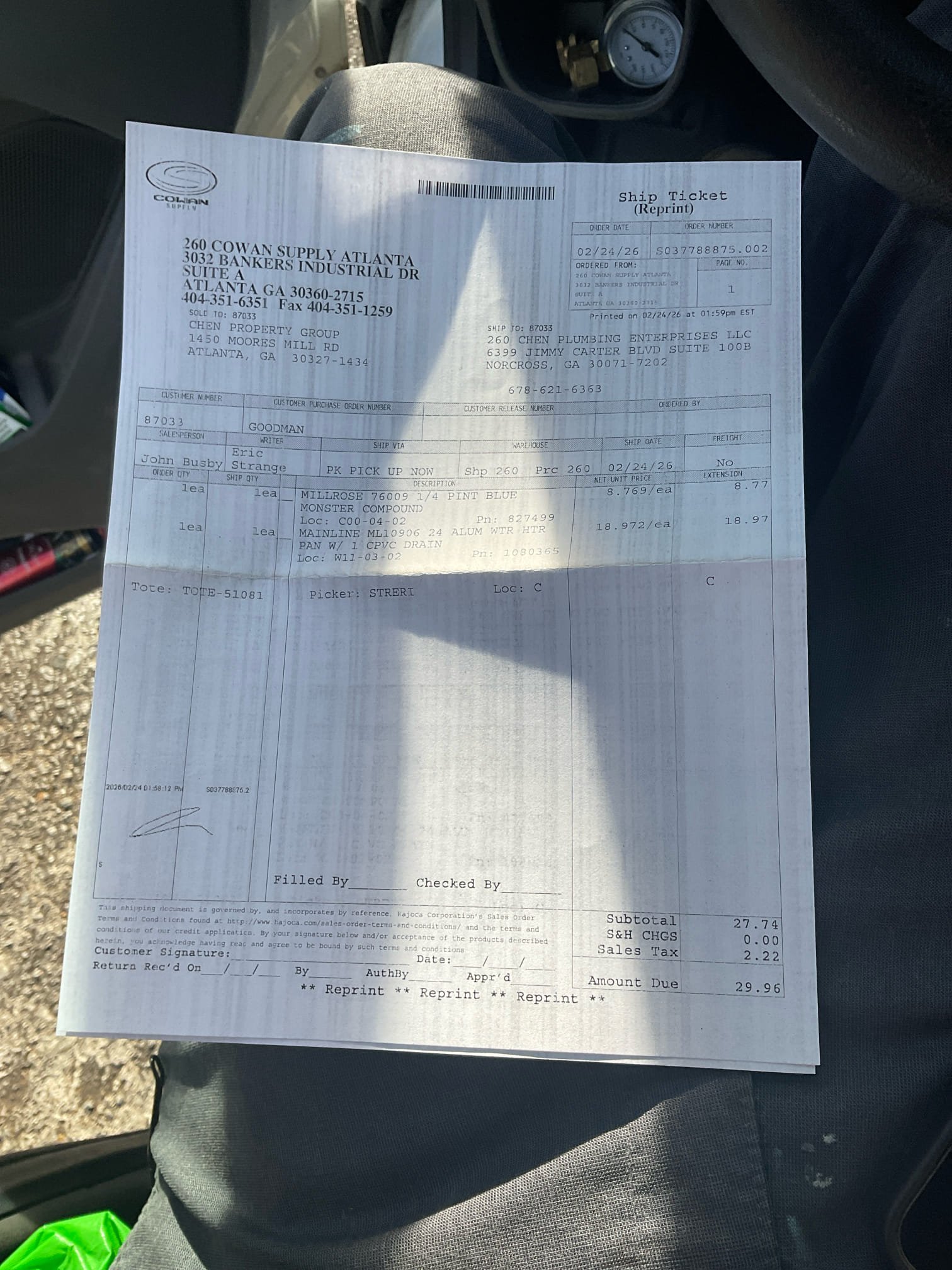 For this customer did a couple things at their residence. First of all the customer decided to replace their 15 year-old water heater with a brand new commercial grade water heater. They had a 40 gallon and we were replaced it with a 50 gallon for that extra 10 gallons of hot water without in mind Got it all plumbed correctly extended the gas line installed a new thermal expansion tank with a bracket install a new ball valve with the tag for the ball valve and added all the necessary stickers that we supply and install. The customer decided to sign up for their membership to save a little bit of money and also get the annual water heater flush. With that all done and properly plumbed together with no gas and or water leaks, we moved onto installing a customer supplied reverse osmosis system underneath the sink. The customer supplied us with the water drop 600 G system, and we properly plumbed it to the pre-existing system had to draw a small hole in the wall tube for the drainage of th
