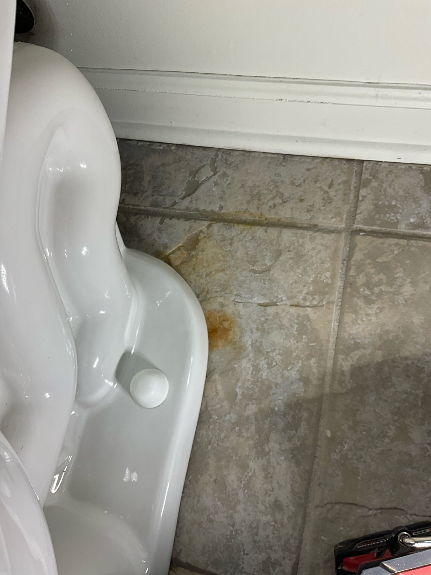 Call for toilet flushing inconsistent, and faucet with low pressure.

Arrived and met with Mr. Gabriel. Mr. Gabriel is a member of our Win With Chen maintenance program, and I thanked him for being part of our program, and for trusting us to protect his home from plumbing issues.

Today, we discussed issues in the basement bathroom. The toilet handle must be held down to flush fully. The faucet in this bathroom is not producing enough water pressure.

The toilet appears to be original to home, approximately 20 years old. I noticed a stain on the floor and see that the gaskets appear to be leaking, either from the flush gasket or tank bolt. I was unable to replicate leak, but residual rust and sediment from dripping is present. Due to condition of toilet I recommend replacement or rebuilding the tank.

The faucet is a Moen two handle entry level faucet. There appears to be a blockage in the mixing chamber or housing, and I was unable to isolate or remove it. Due to the condition and typ