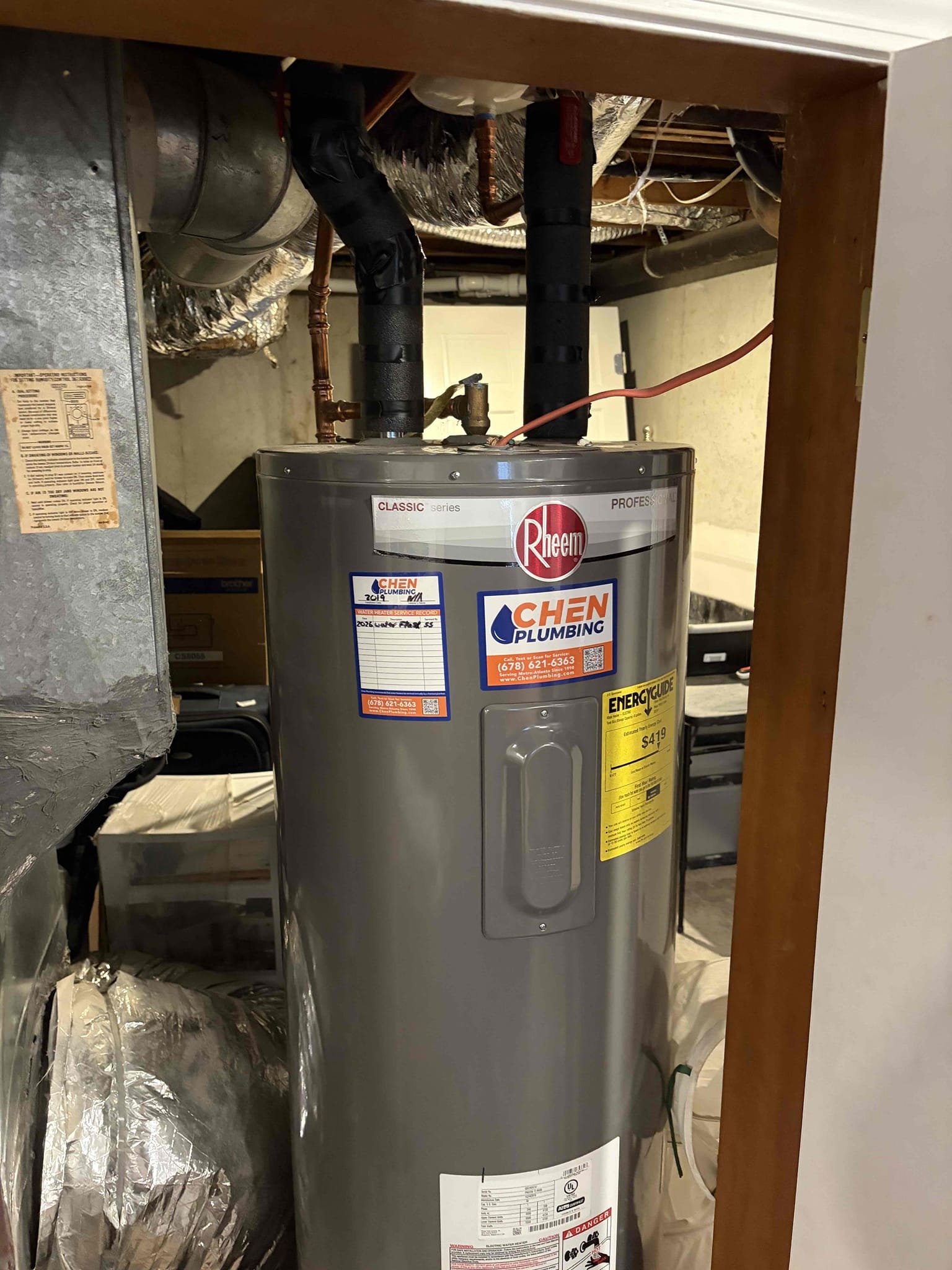 I did our annual plumbing inspection for this homeowner, took a look at all bathrooms, two fulls, one half. All the shut off valves have been replaced at some point they are all 1/4 turn. Everything in the kitchen is new for the plumbing system, the washing machine box is newer. Water heater is from 2019, we did flush the heater, the t&p has some oxidation and corrosion on the valve itself so I gave an estimate for that, With that in mind the water pressure is normal, major of the home is in good shape in terms of the fixtures and supply, the dwv will need some attention at some point due to the fact that it is cast iron & pvc partially. Recommend to get that repiped in pvc. The water supply is all copper. 