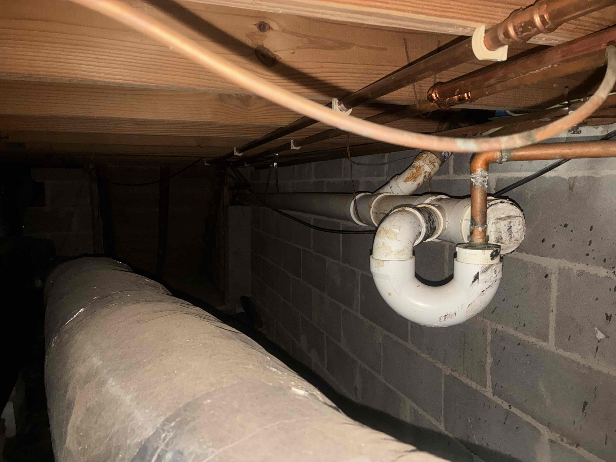 Customer has cast-iron drain line, causing issues and backing up occasionally. Ran camera to identify the integrity of cast-iron drain line will need to return to jet last section to make full determination of pipe condition. cleared P-trap on washing machine box to allow for usage during process. Return following day to jet kitchen line to further identify pipes condition. Found pipe to be in suitable condition for relining work. Also, replaced P-trap in downstairs bathroom. After work was complete check for leaks and proper drainage function. will schedule relining work.