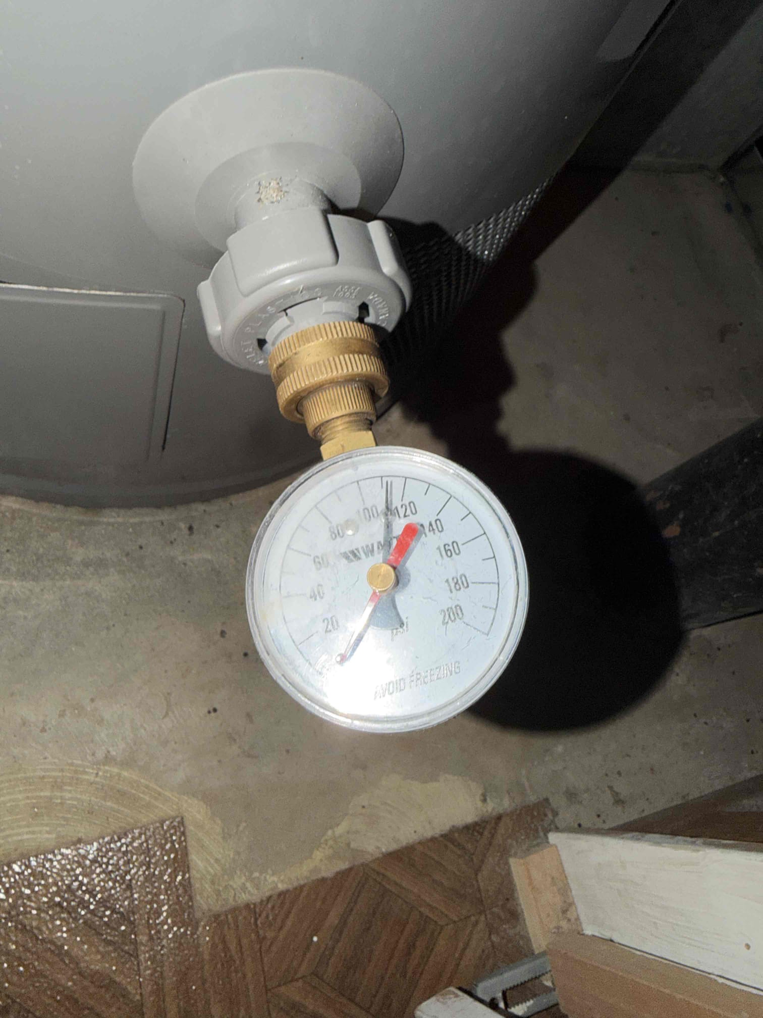 Left quote for water heater replacement as well as PRV replacement