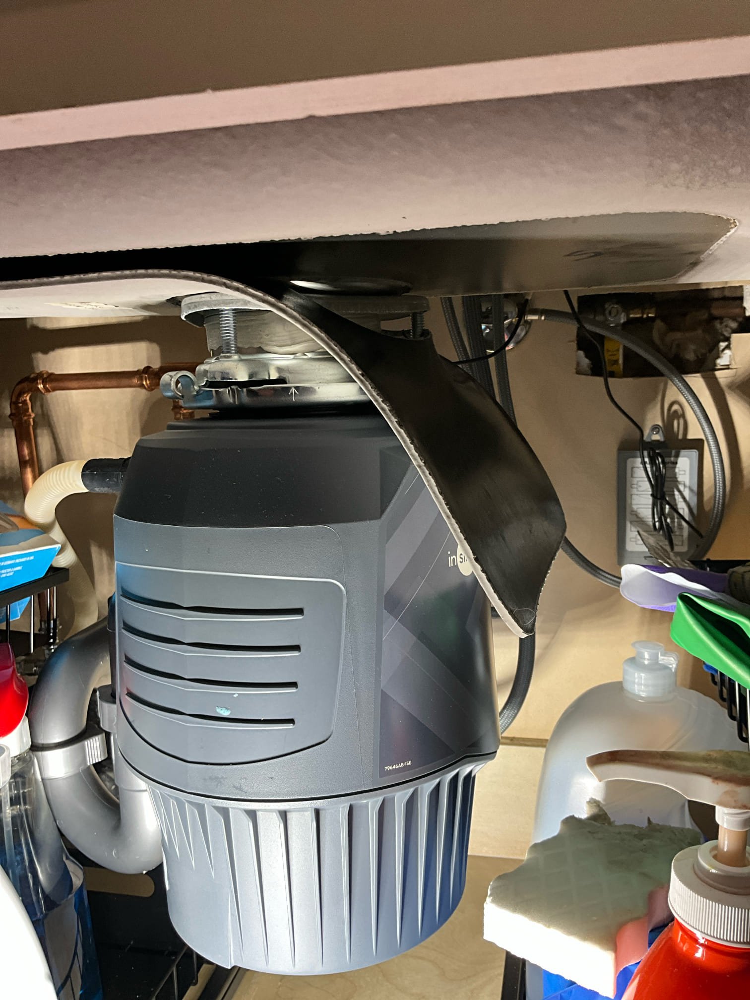  All for annual plumbing inspection and maintenance visit. See notes below, pictures, and inspection form.

Summarized final discussion for Laura.
1. As discussed, washing machine hoses should be upgraded to stainless steel braided variety.

2. Get elbow on gas line replaced serving dryer. 

3. Consider new toilets as they are aging. Replacing fill valves is feasible, but rebuilding older style toilets may not always be practical due to efficiency changes and parts availability, as many new toilet parts are intended for use in lower gallon per flush toilets.

4. Remember, all faucets in your home have manufacturer lifetime warranties


Plumbing running notes

Noticeable volume increase and decrease with multiple fixtures running.  

Hallway bath
Shut off valves older style, maybe original. Half by half. Copper lines show corrosion. Newer vanity, tubular p trap to abs drain via fernco. Small access panel type cover to this sink. Pfister faucet. Toilet 12 inch rough old 1.6 gallon flush 