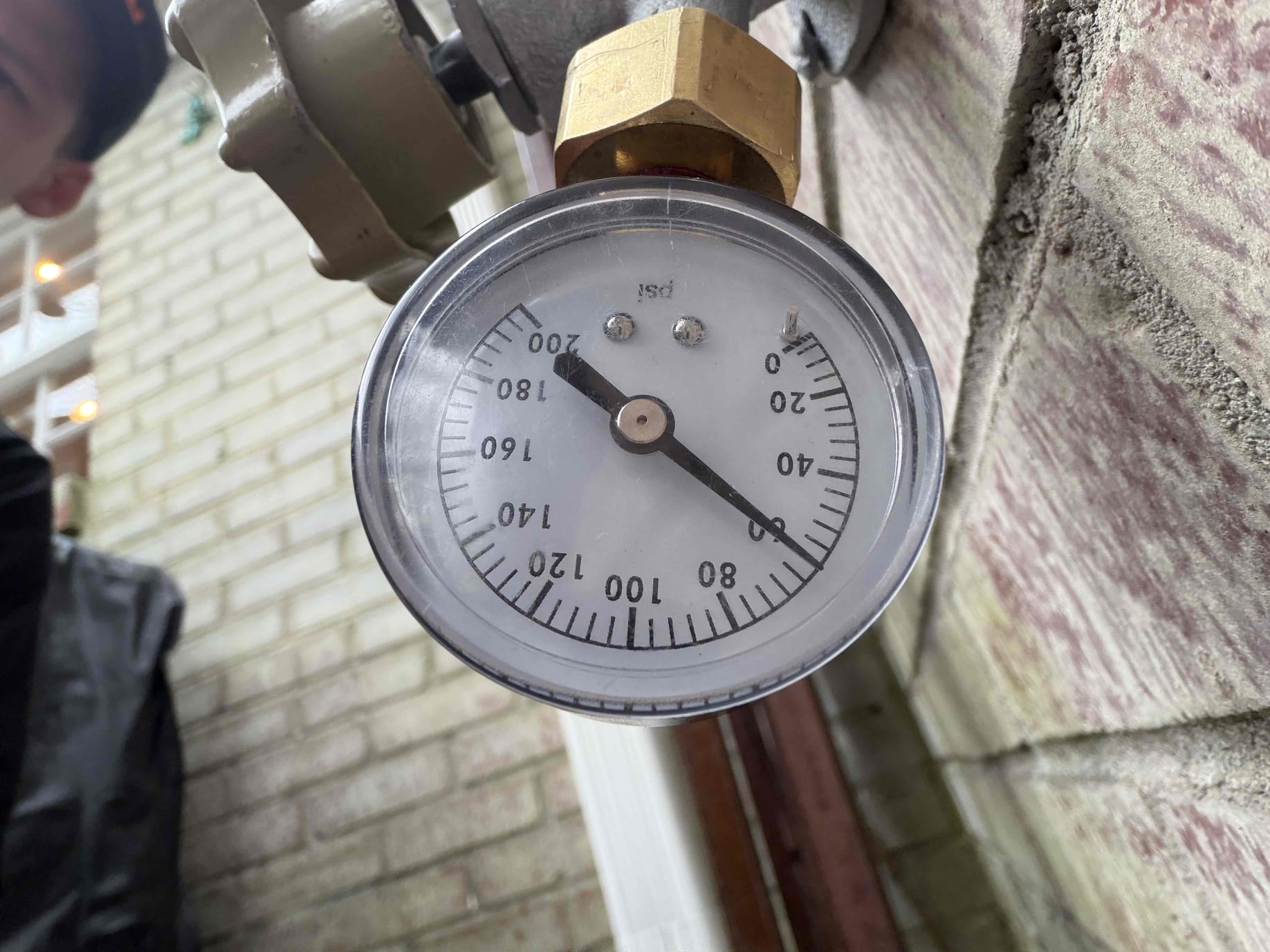 For this customer they called us out for looking at a washing machine issue however we do not work on appliances so therefore at this time there’s nothing that I can do is water pressure is normal along with this brand new water heater at this time. There’s no issues.