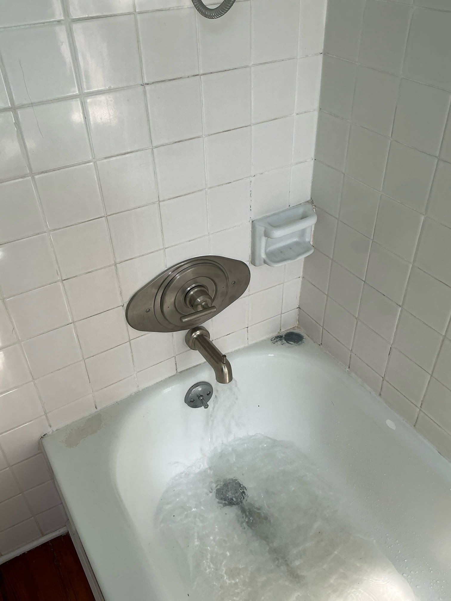 Tub/Shower Repair: CONVERT FROM Three/two handle to single handle shower using MOEN CHATEAU : Replace an existing two- or three-handle tub/shower valve with a new single-handle valve. This service includes removal of the old valve, modification of supply lines as needed, and installation of the new valve and trim kit. Access may be made through an existing access panel or directly through the wall. The new installation will be properly sealed, supported, and pressure-tested to ensure reliable operation and a clean finish.
Minor Toilet Tank Rebuild: Replace key components inside the toilet tank, including the fill valve, flapper, and supply line. The tank lever will also be replaced if necessary. After installation, the technician will test for leaks at the supply connection, tank, and toilet base. Diagnostics will be performed to ensure proper tank fill levels, flush performance, and overall function of the toilet



Performed work mentioned above all work has been thoroughly tested an