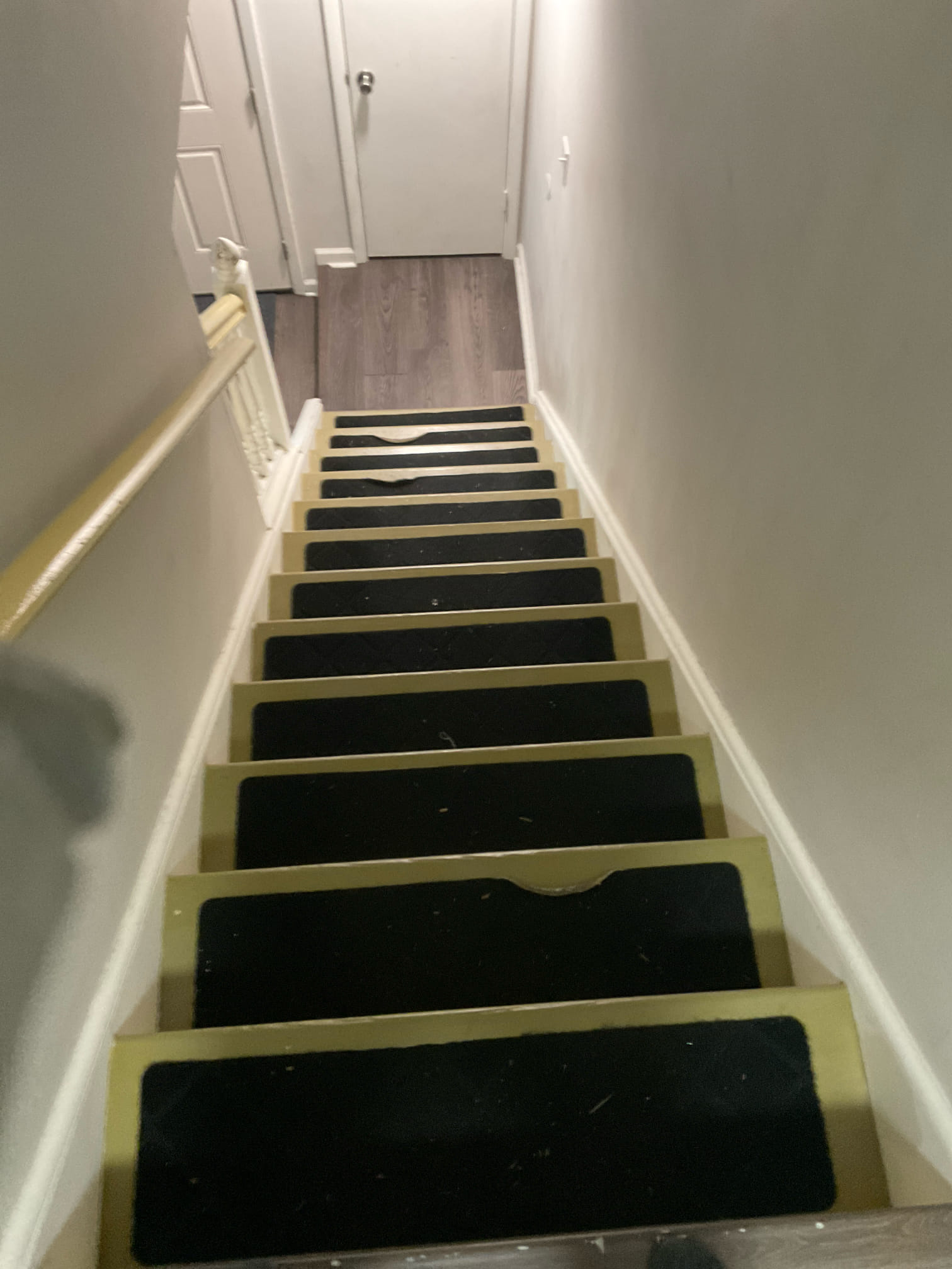 Arrived today for problem with sewer back up for both bathrooms upstairs caused leak to the kitchen ceiling, we removed a toilet in the back bathroom, cleared blockage , we did video camera inspection with Mr. Tony together, we found some back pitched pipe from toilet to the double wye fitting, also we have noticed tenant are flushed wipe down to the toilet . With pipe slightly back pitched, only can flush with toilet paper , we told tenant today not flush wipe down to the toilet anymore .