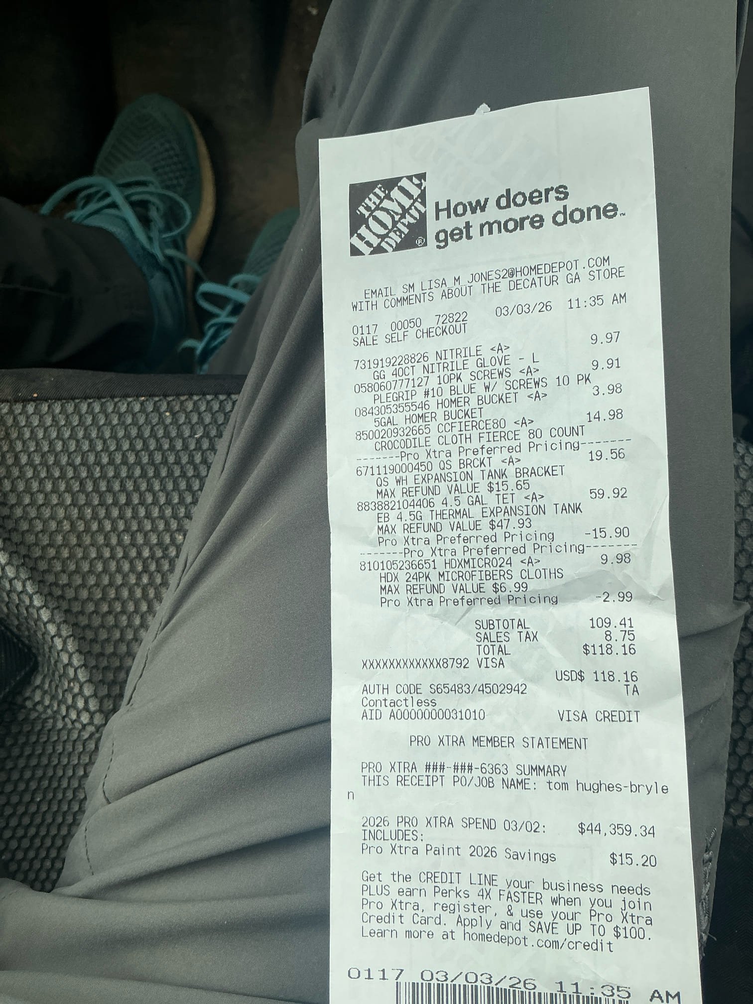 Client called us out due to a water leak causing a very high water bill. Client had noticed the main floor bathroom toilet running constantly. We checked the other toilets in home and the upstairs hall bathroom toilet was also somewhat running. Checked water pressure and it was over 110 psi, safe range is 50-79 psi. Also, the thermal expansion tank on the dual nat gas water heaters had failed and was hanging full of water, due to the high water pressure in the home. 

Client does have a leak outside on the irrigation system, BUT we were able to stop that leak by turning the system off. Client has irrigation guy coming this week. 

We replaced the failed pressure reducing valve and added new ball valve shutoff and set home water pressure to 60 psi. 
We also replaced the failed thermal expansion tank that was not properly supported nor sized correctly, with new 5 gal expansion tank on a mounting bracket secured to the brick wall with anchors. Also added a ball valve on cold side of the w
