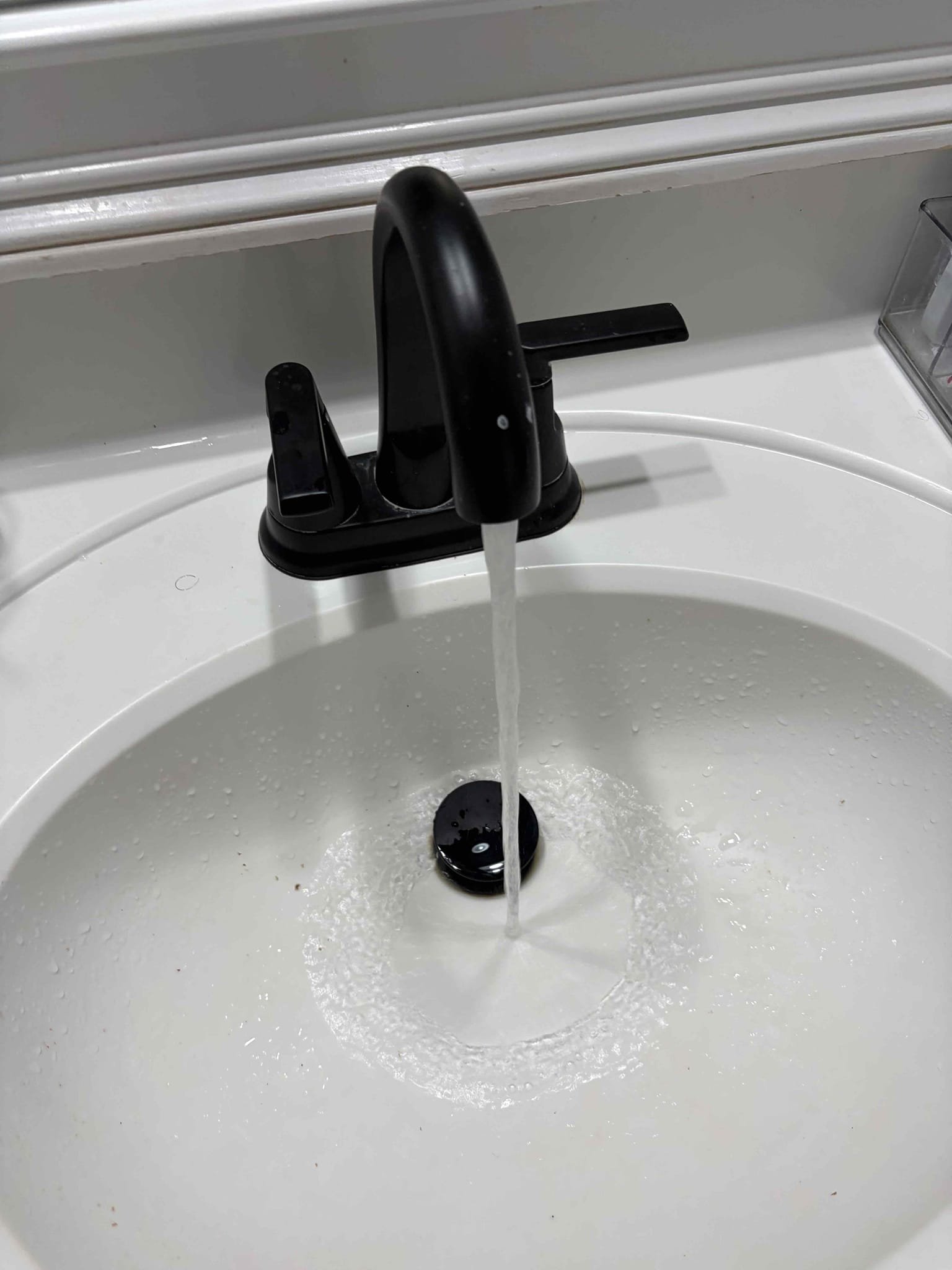 For this customer, they had a clogged aerator on the jack and Jill sink in the master bathroom. The sink had a lot of algae in it and as a result, the sink wasn’t flowing normally, so therefore I had to go to the store grab a set of aerator keys and take out the aerator, but the old one back clean it thoroughly so there would be no flow issues once complete. There are no leaks, and the sinks are both of them are flowing correctly. I took both apart to ensure that they were both flowing correctly and as a result, they are based off my video.  There’s been a lot of issues with plumbing, in this area and surrounding counties because of the lake, a lot of algae buildup has caused a lot of clogs and sinks and faucets as a result of this may happen again due to this issue