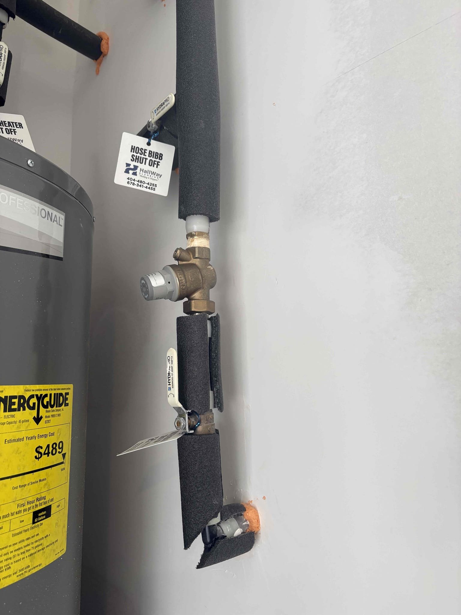 Client called us out due to their 2 yr old electric water heater tripping the breaker. There are only 2 things that can fail on electric water heaters, which are thermostats and elements. It is always recommended to rebuild both sets that to try to figure out which if not both is the issue. We drained the water heater and then removed the old thermostats and elements. Installed the new set and filled back up. Got air out and turned breaker on. Water heater seems to be operating as it should be. 

1 yr warranty 

Home water pressure good at 65 psi.