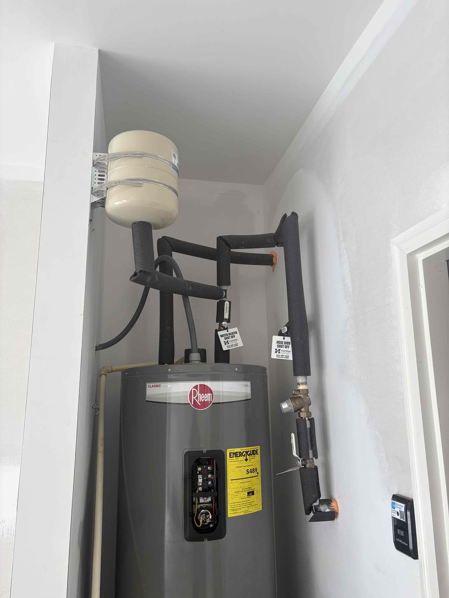 Client called us out due to their 2 yr old electric water heater tripping the breaker. There are only 2 things that can fail on electric water heaters, which are thermostats and elements. It is always recommended to rebuild both sets that to try to figure out which if not both is the issue. We drained the water heater and then removed the old thermostats and elements. Installed the new set and filled back up. Got air out and turned breaker on. Water heater seems to be operating as it should be. 

1 yr warranty 

Home water pressure good at 65 psi.