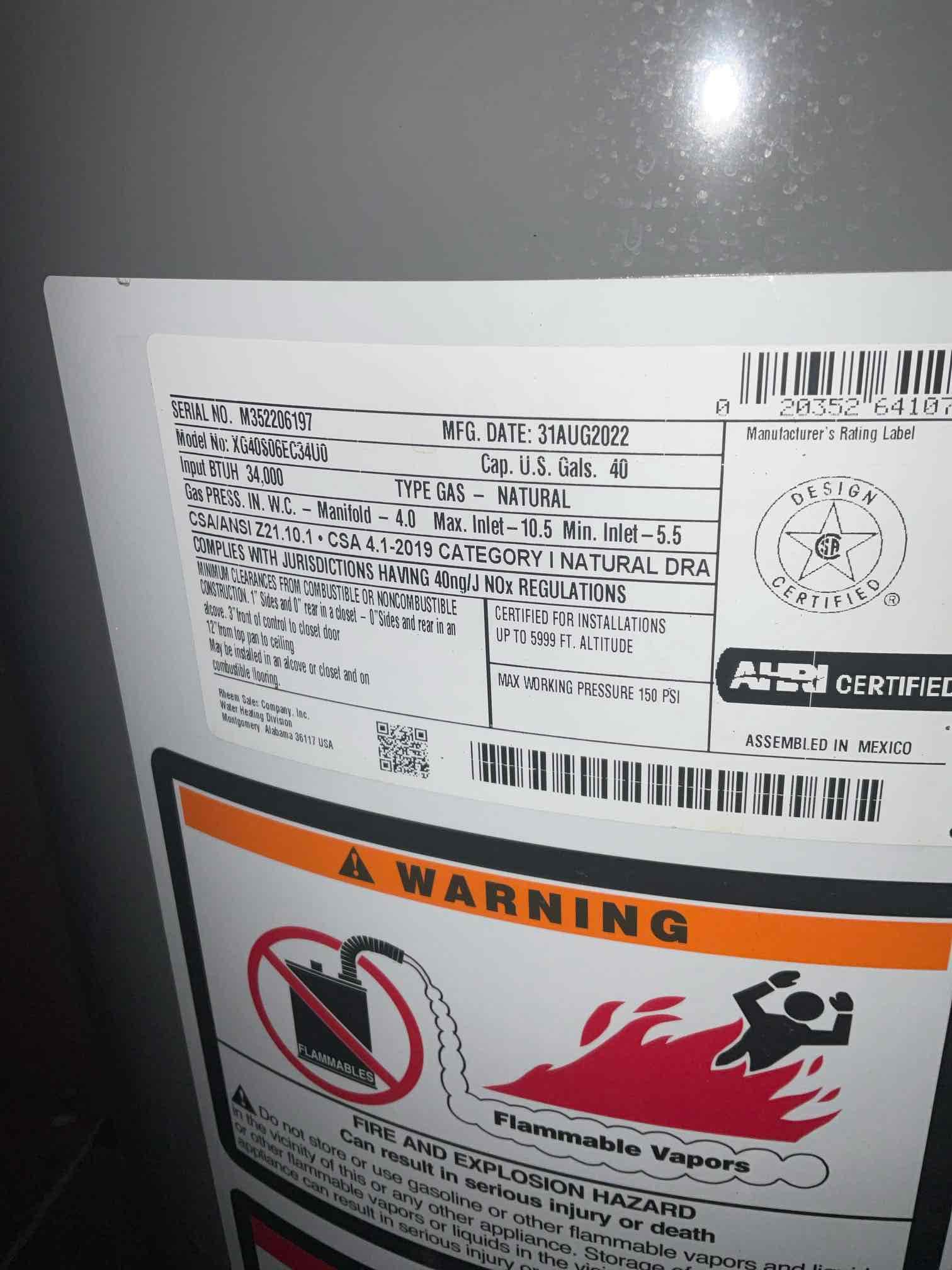 Water leak upon arrival. Customer stated we had previously came out and could not find the active leak. Customer has now narrowed down the location of the leak to behind the kitchen cabinets Gave customer estimate to replace hose Bibb behind the kitchen cabinet and adding a ball valve under the sink. Also left customer estimate to replace water heater and bring it up to code with a new expansion tank, ball valve, and pan.