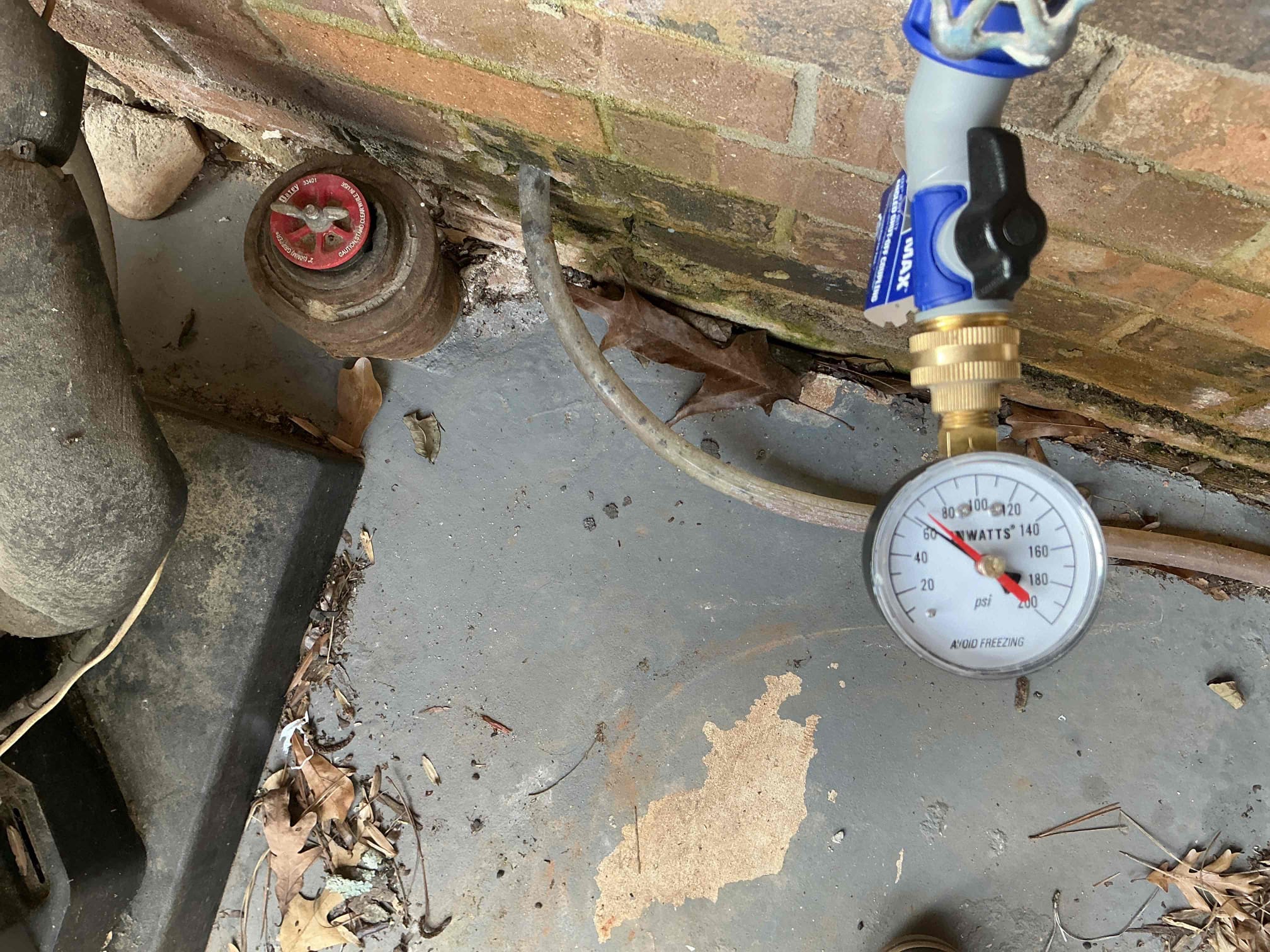 Water leak upon arrival. Customer stated we had previously came out and could not find the active leak. Customer has now narrowed down the location of the leak to behind the kitchen cabinets Gave customer estimate to replace hose Bibb behind the kitchen cabinet and adding a ball valve under the sink. Also left customer estimate to replace water heater and bring it up to code with a new expansion tank, ball valve, and pan.
