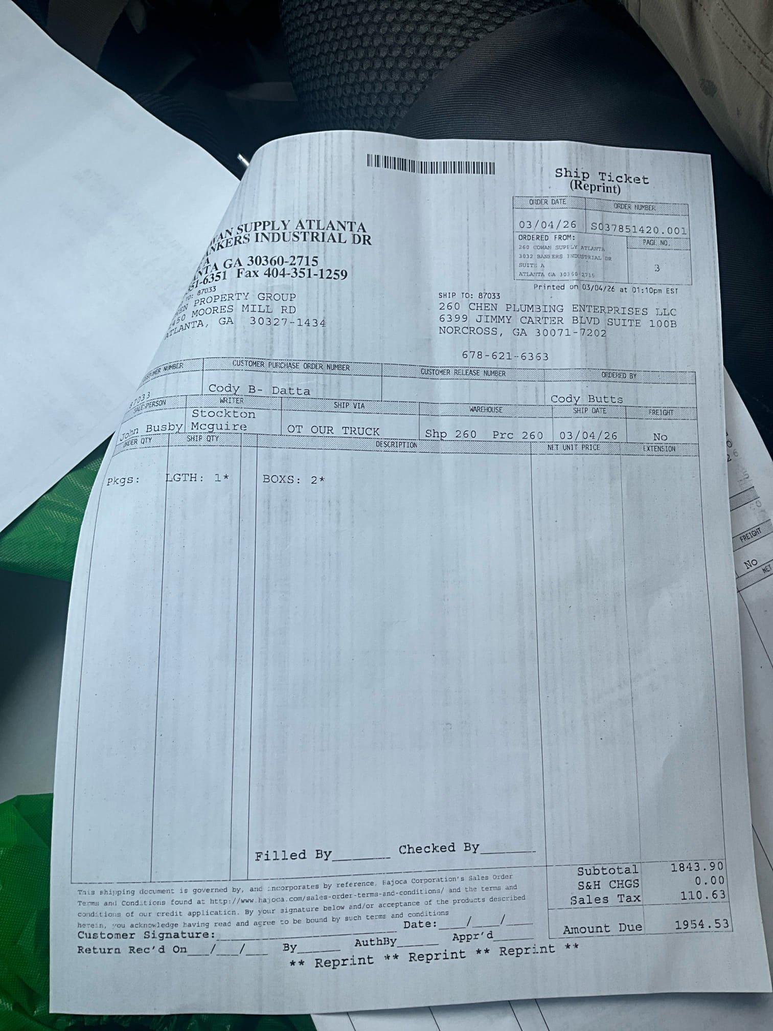 Returned and installed tankless as stated in estimate. Ran a new t&p, condensate line, installed a thermal expansion device, and installed and mounted a new Navien tankless. Tim will be out later in the day in inspect work and the office will reach out to collect payment. 