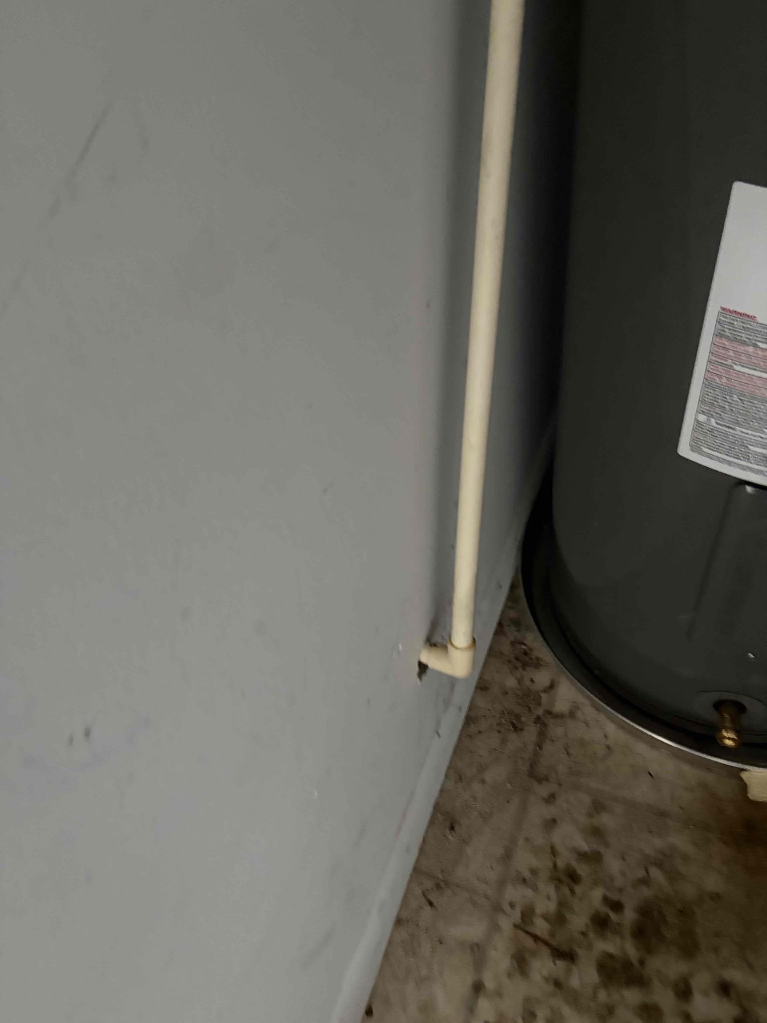 For the job, I replaced a 40 gallon electric water heater in the utility closet in the backyard. The previous water heater was from 2012 indicating a tank failure from the upper and lower element due to the age. I recommended the replacement for a swap for a 40 to a 40. Install the brand new thermal expansion tank with a bracket along with all brand new copper piping and new pan following that I had to re-pipe the temperature and pressure relief line brand new cpvc, in addition to that install a brand new full port ball valve for the cold inlet side, and made sure all my joints were pressed correctly turned on the power. Once the water heater was completely full ran water through the temperature pressure relief line to make sure that there are no leaks once installed. There are no leaks on the unit and the customer is all set. 