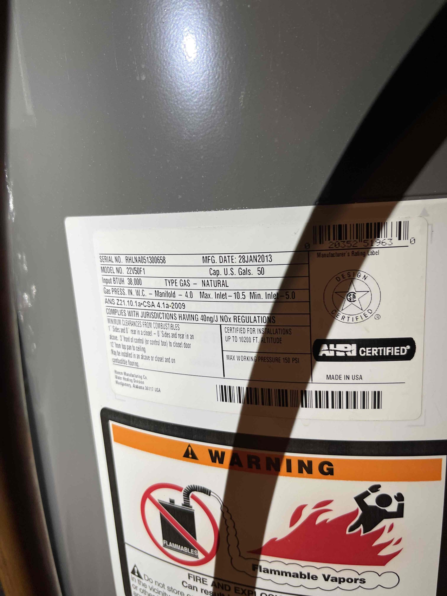 Left different quote options to replace water heater, as well as the disposal