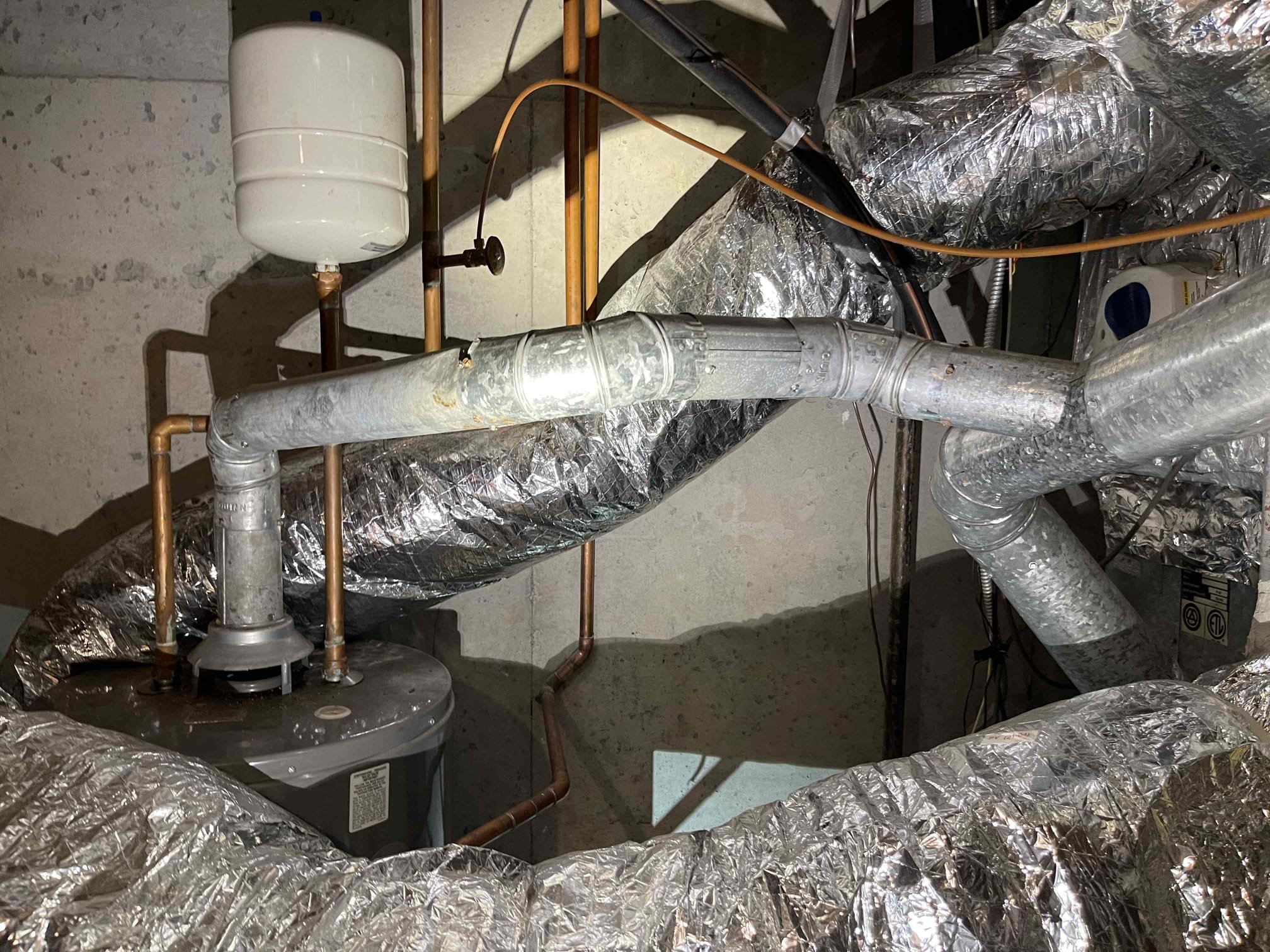 Left different quote options to replace water heater, as well as the disposal