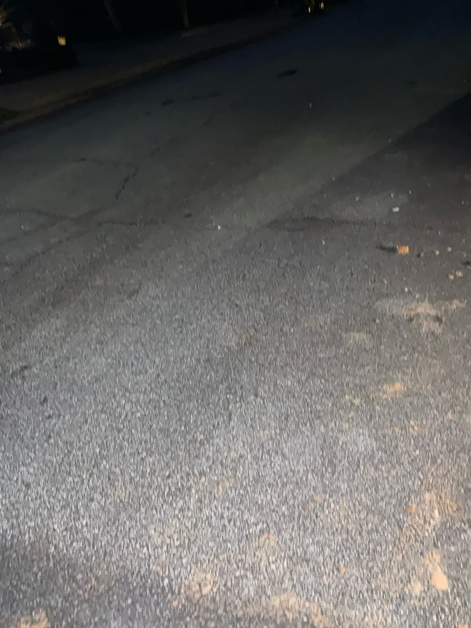 Used jackhammer break 4-6 inches thick concrete after water meter , found and fixed cracked pvc tee fitting connected to main line for irrigation system , by customer requested we disconnected irrigation system permanently because customer thinking get separate water meter for the irrigation system in the future.we get water on and checked no further leak at this time,fill hole back , not include fix concrete and stone back . 