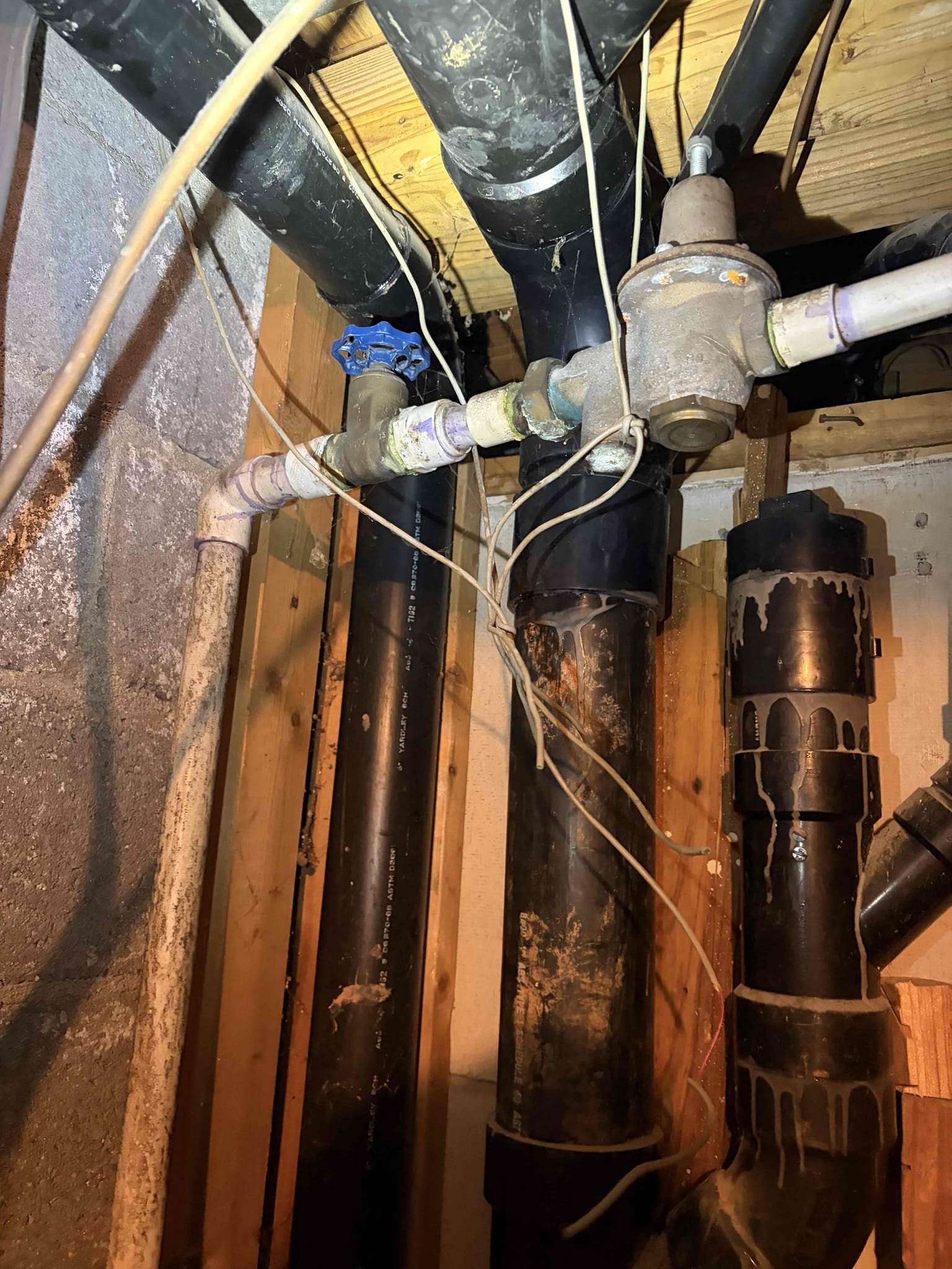 This customer got called out for them to install a whole home filtration system customer supplied however the one that they supplied is for a reverse osmosis system and not for the whole home the system that is on there requires quarter inch connections and there’s no way that I can make that connection for the whole Flow restriction issue throughout the home because of the filter with that in mind I recommended to install a whole house carbon filter rather than the reverse osmosis system the one that the homeowner bought is for a commercial setting for coffee, shops, bakeries, and places that they use water without in mind the water heater needs to be re-piped because of the type of pipe is used on the heater is incorrect. In addition to that that the pressure reducing valve is 1 inch and gets reduced down to three-quarter recommended to install new PRV because it is dripping water CUSTOMER is obtaining another quote right now