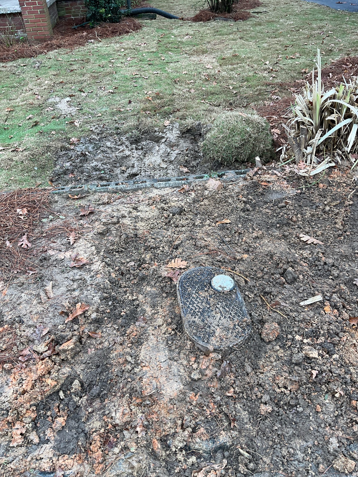 Fixed a water service line leak in the yard , found an improperly installed sharkbite fitting was leaking , fixed with correct way . 