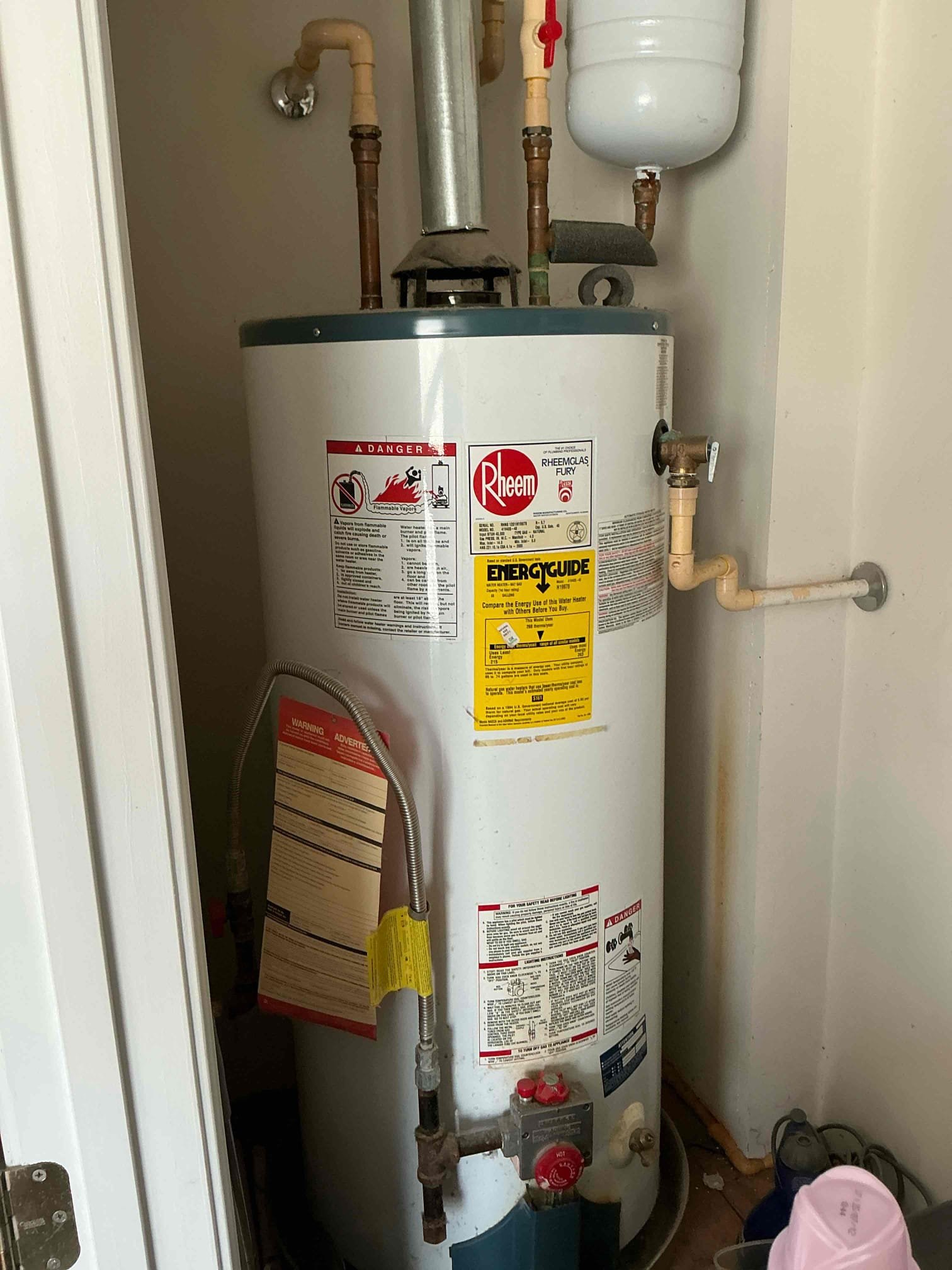 Gave customer estimate to replace 40 gal gas short.