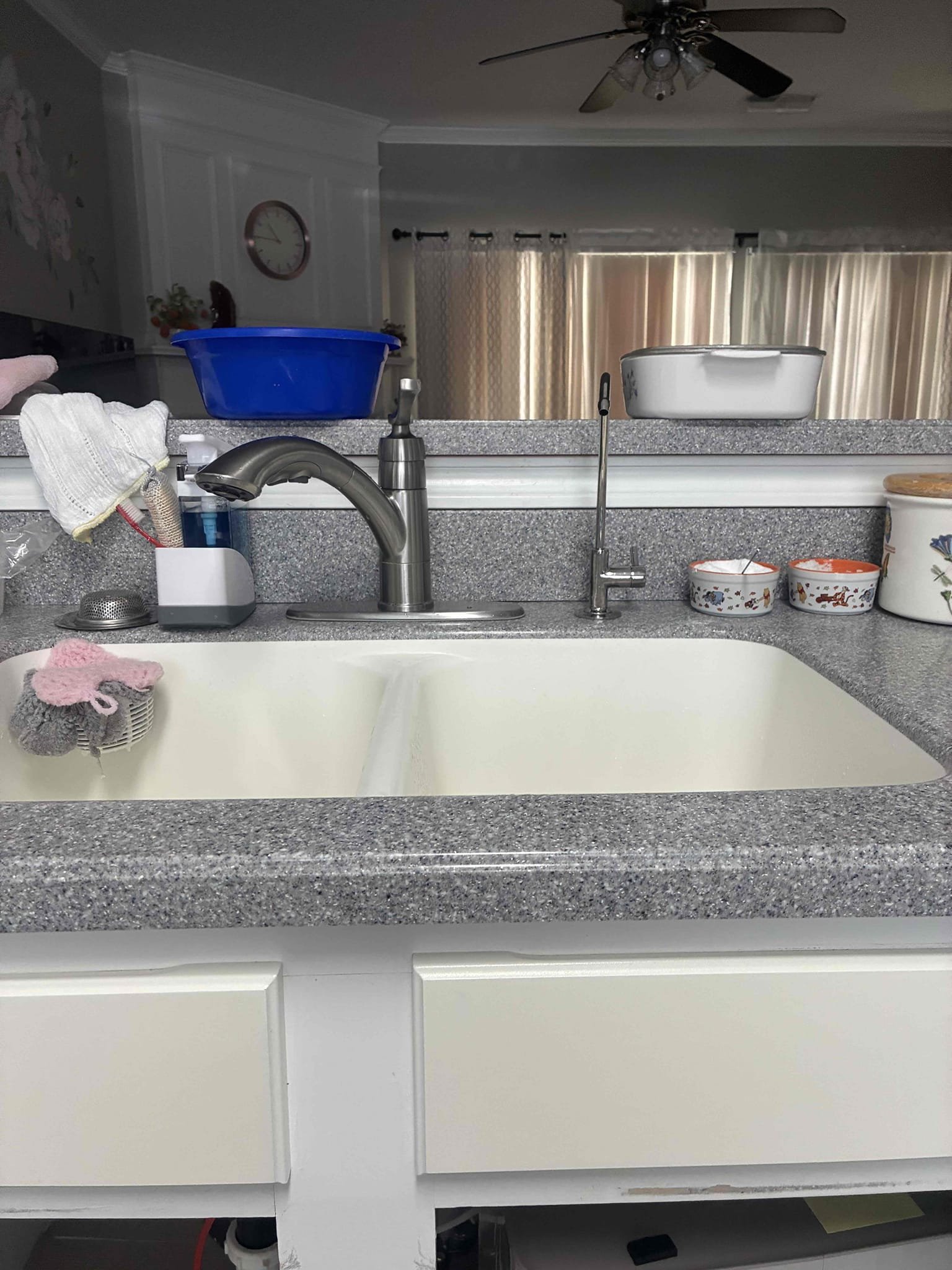 Customer wanted to have quote for removal of plumbing work under kitchen sink in order to remove cabinets gave customer options of removal prices. Customer has another quote to look at before decision.