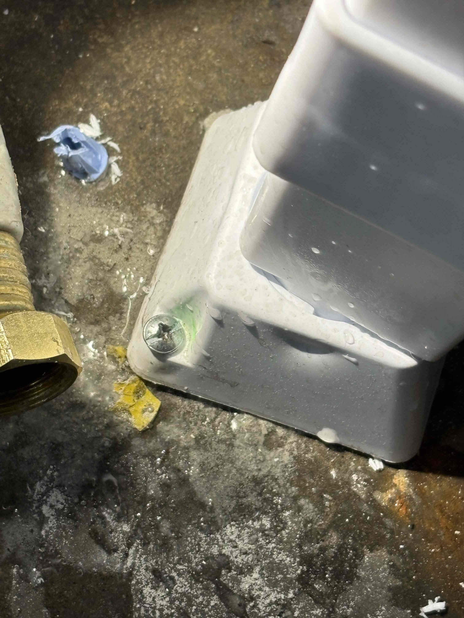 Called out to install the customer supplied laundry sink in the shop. Previous one had broken along with the drain pieces below. Installed the same faucet after drilling the holes in the new sink as well as new supply lines. Mounted the new sink to the concrete then connected all the new drain pieces below. Tested, no leaks. 


Charged card on file and emailed invoice. 