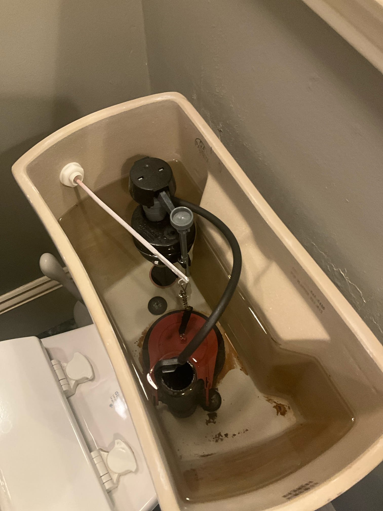 Customer had a clogged toilet in main hall bath. Ran closet auger to clear the blockage. Informed customer that since the toilet is over 10 years old, if it clogs again, replacement will be recommended. 