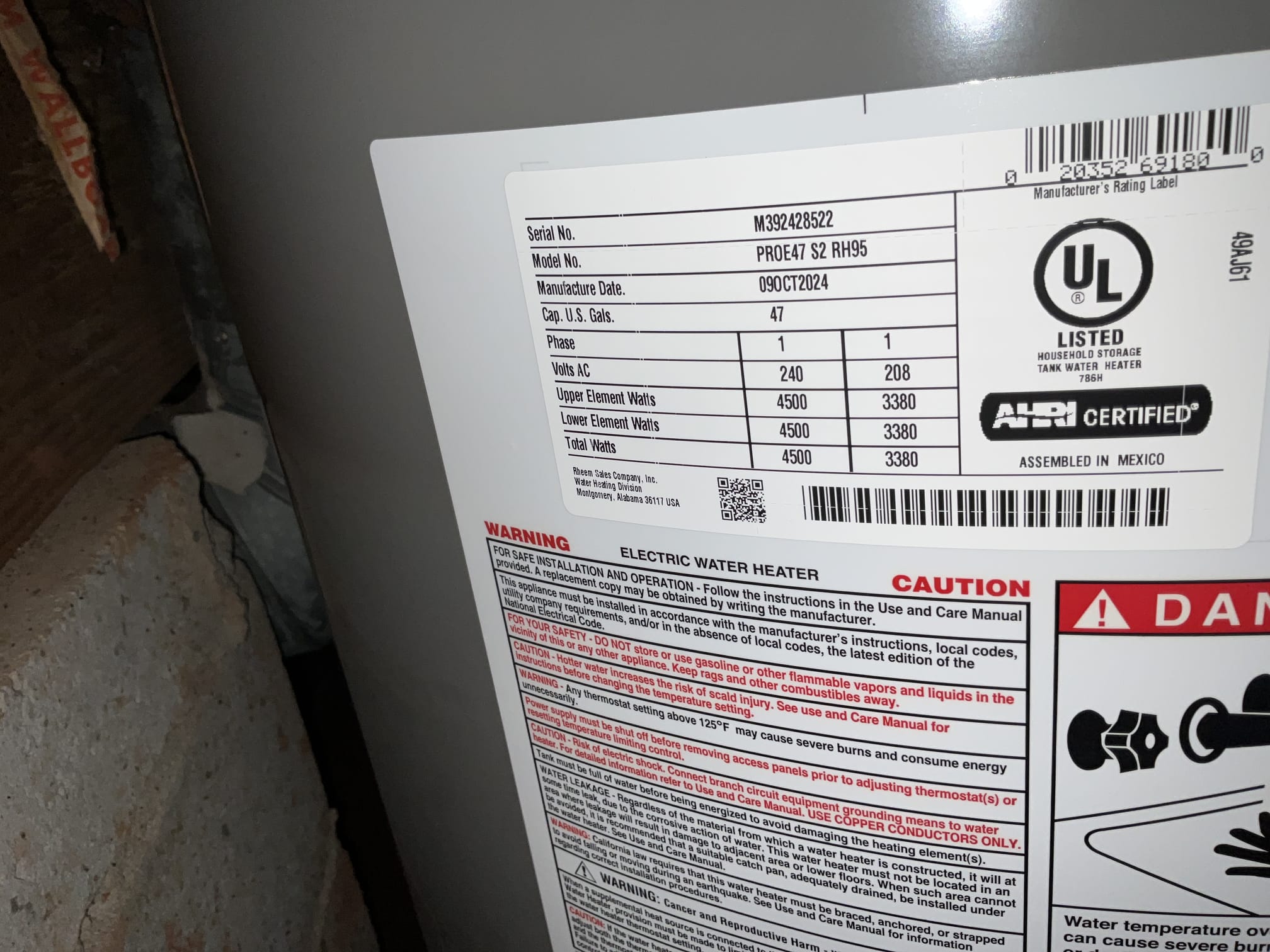 Customer had a water heater in the crawlspace leaking. Customer had a lowboy gas water heater. Informed customer these are no longer manufactured. Gave customer option for a tankless install or an electric lowboy install. Informed customer cost of lowboy doesn’t include the electrician cost to connect the power to the unit since no electric hookups are in the crawlspace. Also informed customer that there would likely be discoloration or air in the line because no one was home at the time of job completion to bleed the air from the lines in the home. 

Electrician contact info:
Kelly Thompson
770-891-8442
770-975-2569