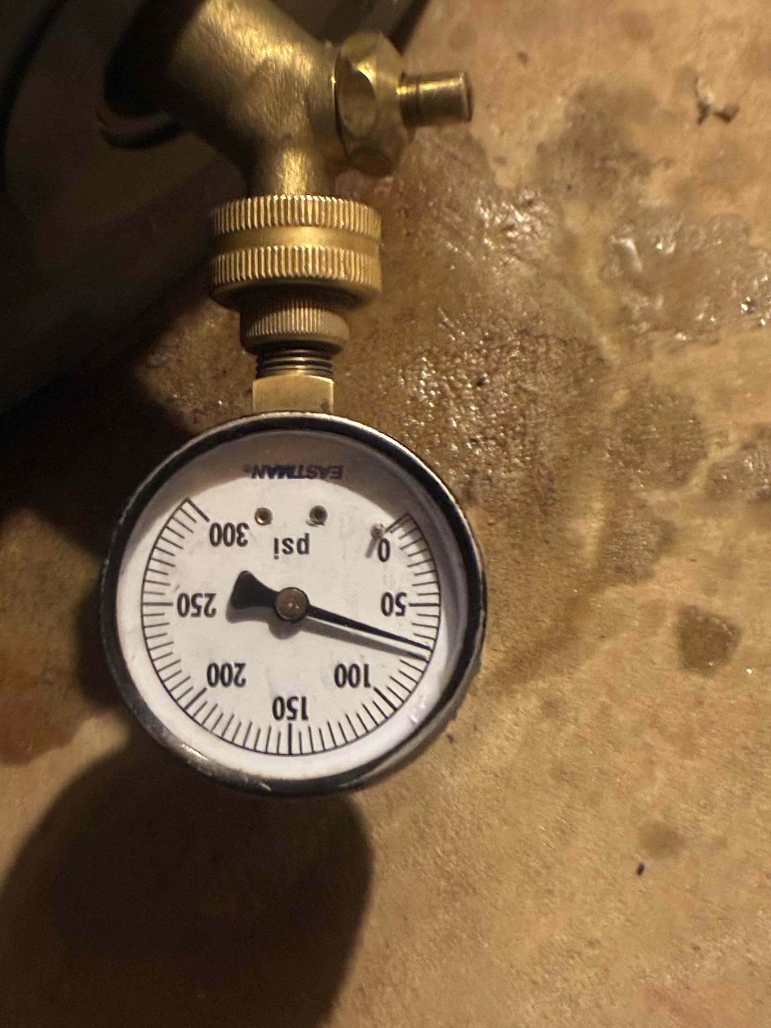 Customer had water service leak in yard 10ft past meter. Dug down and found 1” leak on sch 20 PVC. Explained to customer about age and pipe. Gave options to repair water service. Cut out section and repaired with new pvc. Waited for glue to dry for hour and checked for leaks and proper function. Honored 3/4 price that was given up front. 