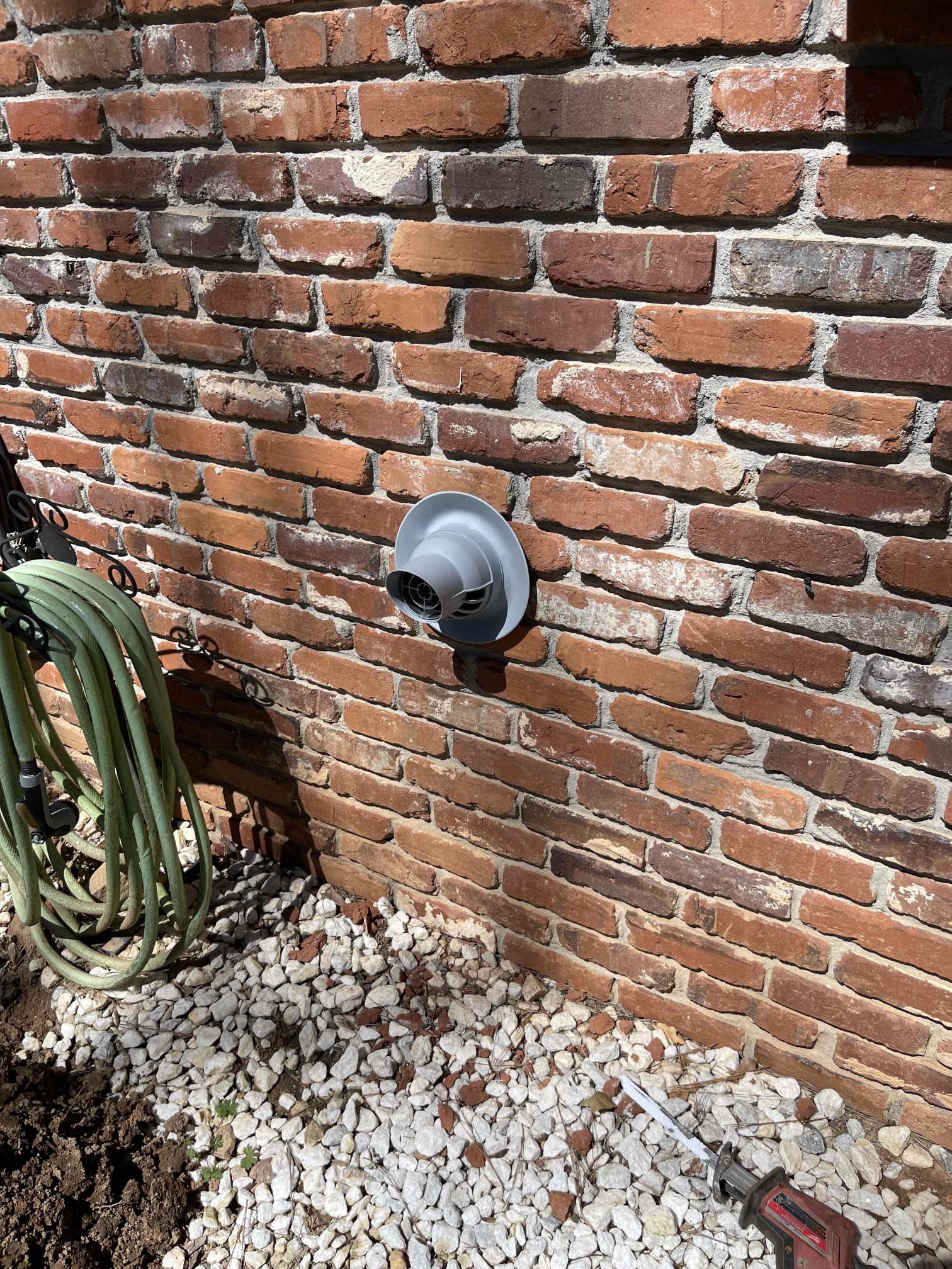 Replaced concentric tankless rinnai in crawlspace with the updated model. Cut out the underground PRV outside the crawlspace, and replaced the PRV inside the crawlspace. Set water pressure to 68 psi. This did improve the customers issue with low water pressure inside the home. Confirmed new unit was working correctly and leak free. Had customer feel the hot water at the kitchen and the master bathroom shower to verify the temperature was in a desirable range. No further issue at this time. 