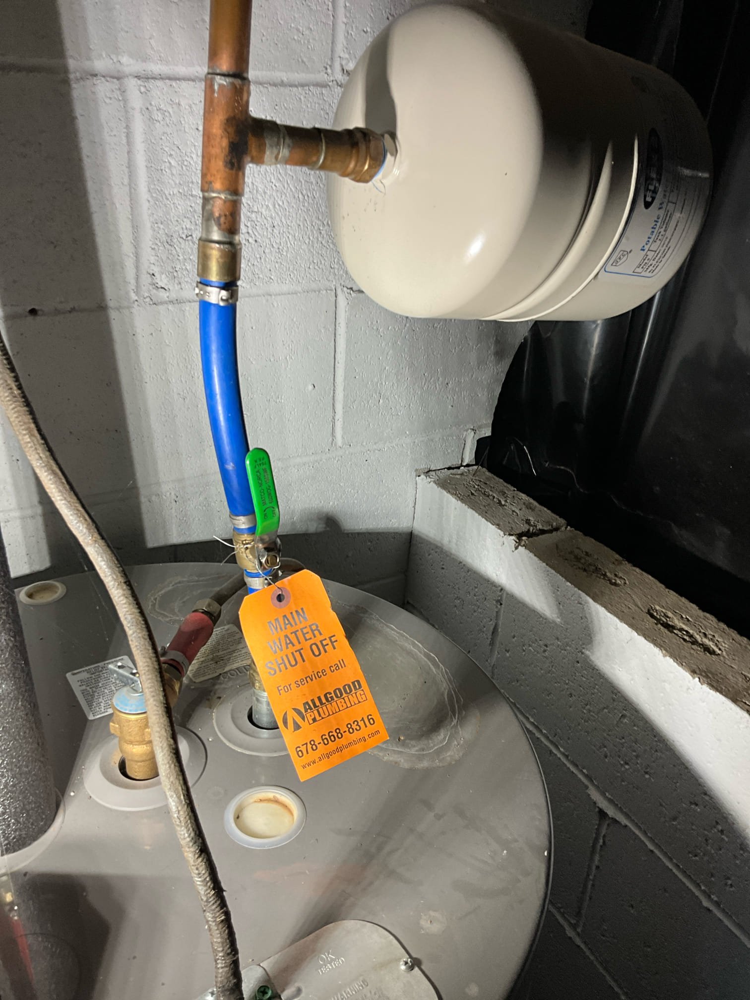 Call for clogged toilets. 

Arrived and met with Ms. Mary. 

When flushing toilets I found that the clog has already been resolved. Mary has mobility restrictions and called because she isn’t able to leave in the case of an emergency or backed up toilets. I waived the dispatch fee for this call.

While on the call I found that the expansion tank is failed at the water heater, the prv is failing and allowing overnight buildup. Water heater install is very poorly done and has several violations, and is ten years old. When checking pressure water that came out was rusty or dirty. Estimates provided to replace these two concerns to avoid flood in the basement, as Mary cannot go down t9 check anything herself.