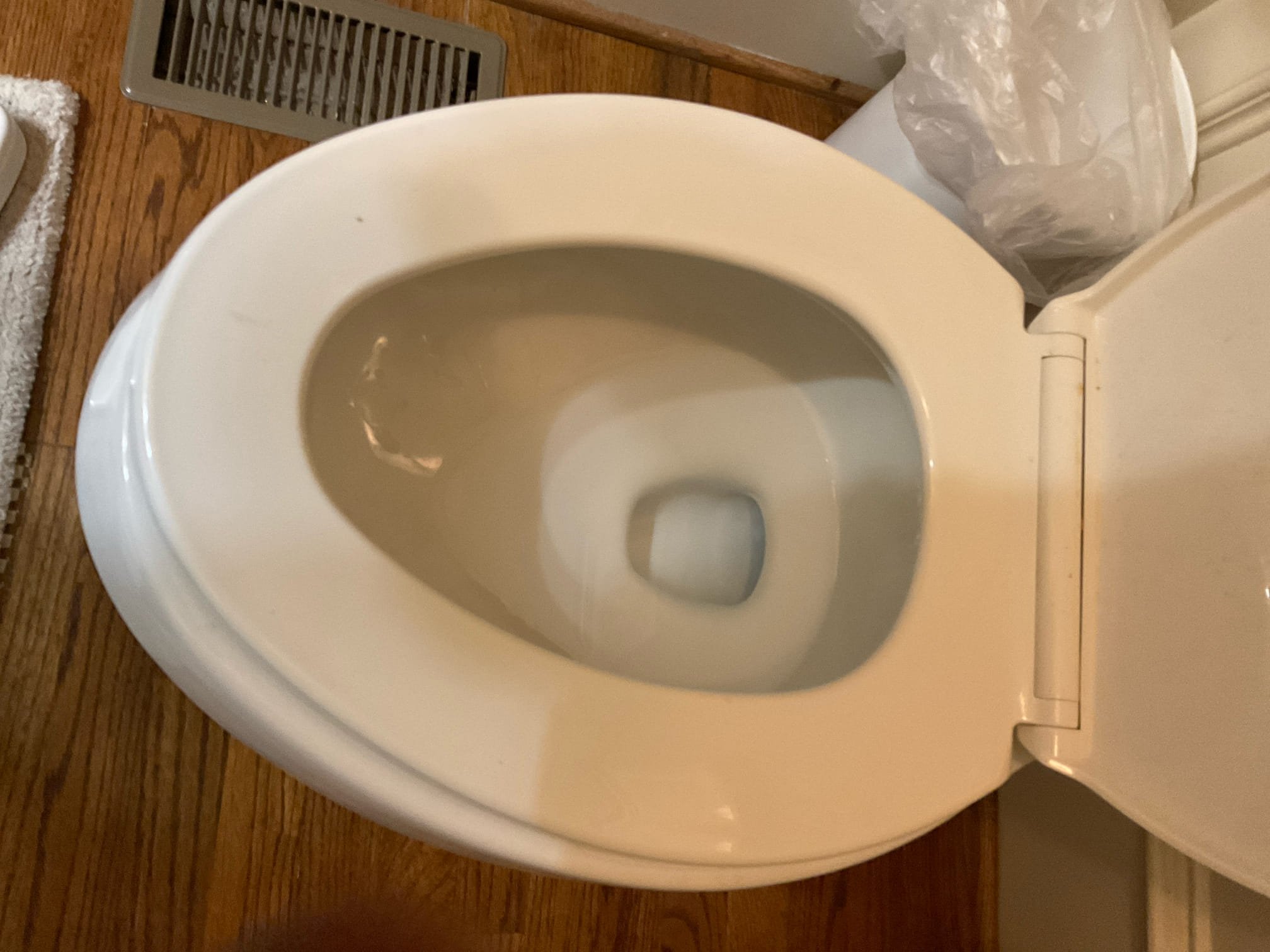 Checked issue with back up main line , after camera inspection, found roots in three area after 6” clean out near the street caused back up to basement floor drain , informed customer called Dekalb county for this matter since problem is on county side . 