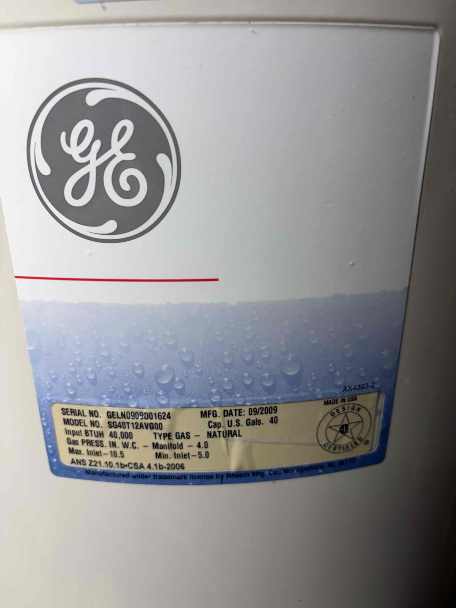 For this customer water heater in the crawl space, it is a natural gas heater 40 gallon short and he needs to get it replaced so therefore that is what I recommend is either go tank or tankless for an estimate for both. He’s not able to check water pressure. It would be a two person job in order to get this water heater in and out and for the water to be pumped out. CUSTOMER has a couple more estimates that he is looking to get before signing off on an estimate to get the work done.