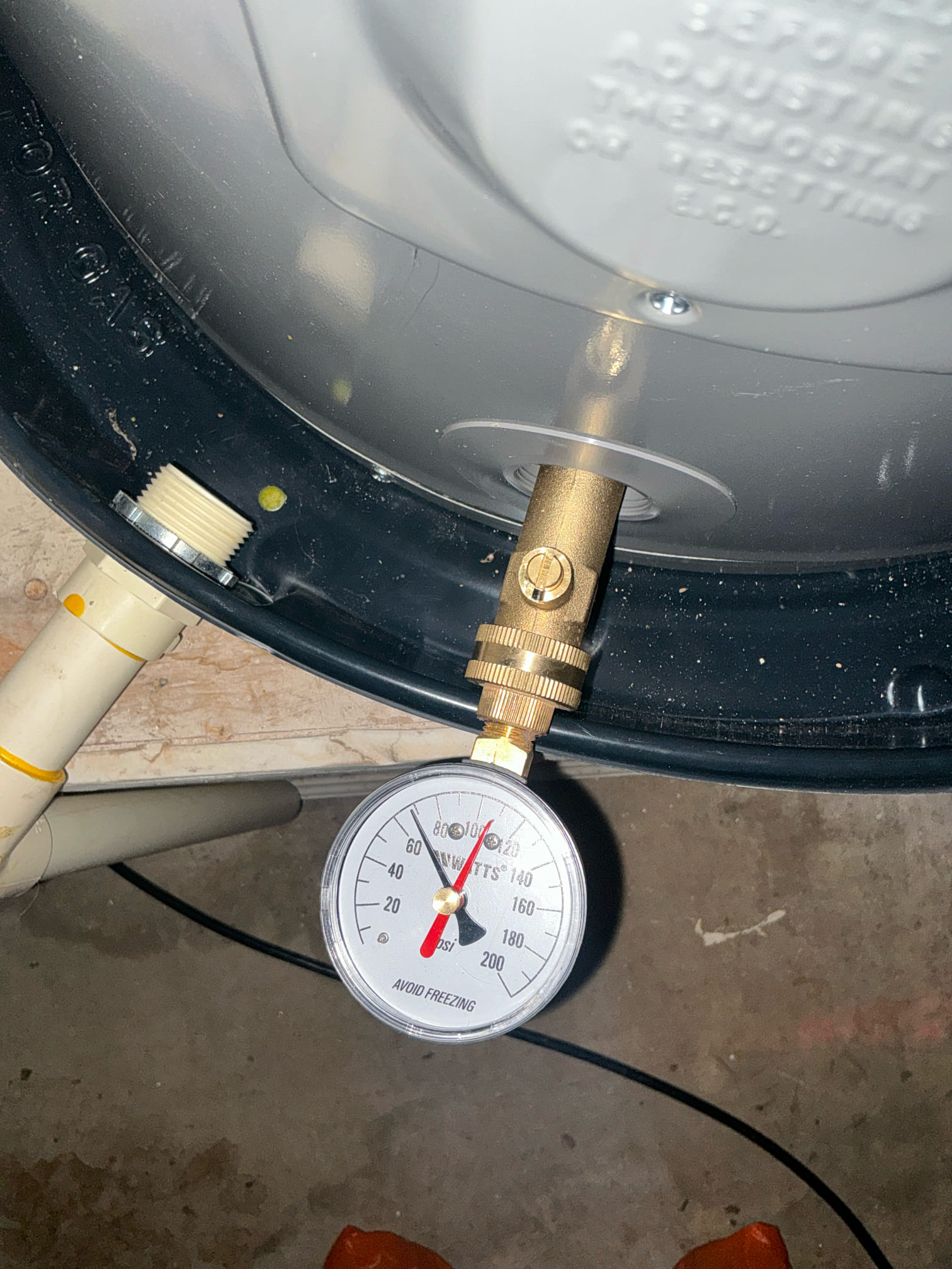 Found stop valves for basement restroom lavatory sink leaking. Removed existing compression angle stops and replaced with new cpvc glue on angle stop valves. Removed existing lavatory faucet and replaced with customer supplied moen lavatory faucet. 