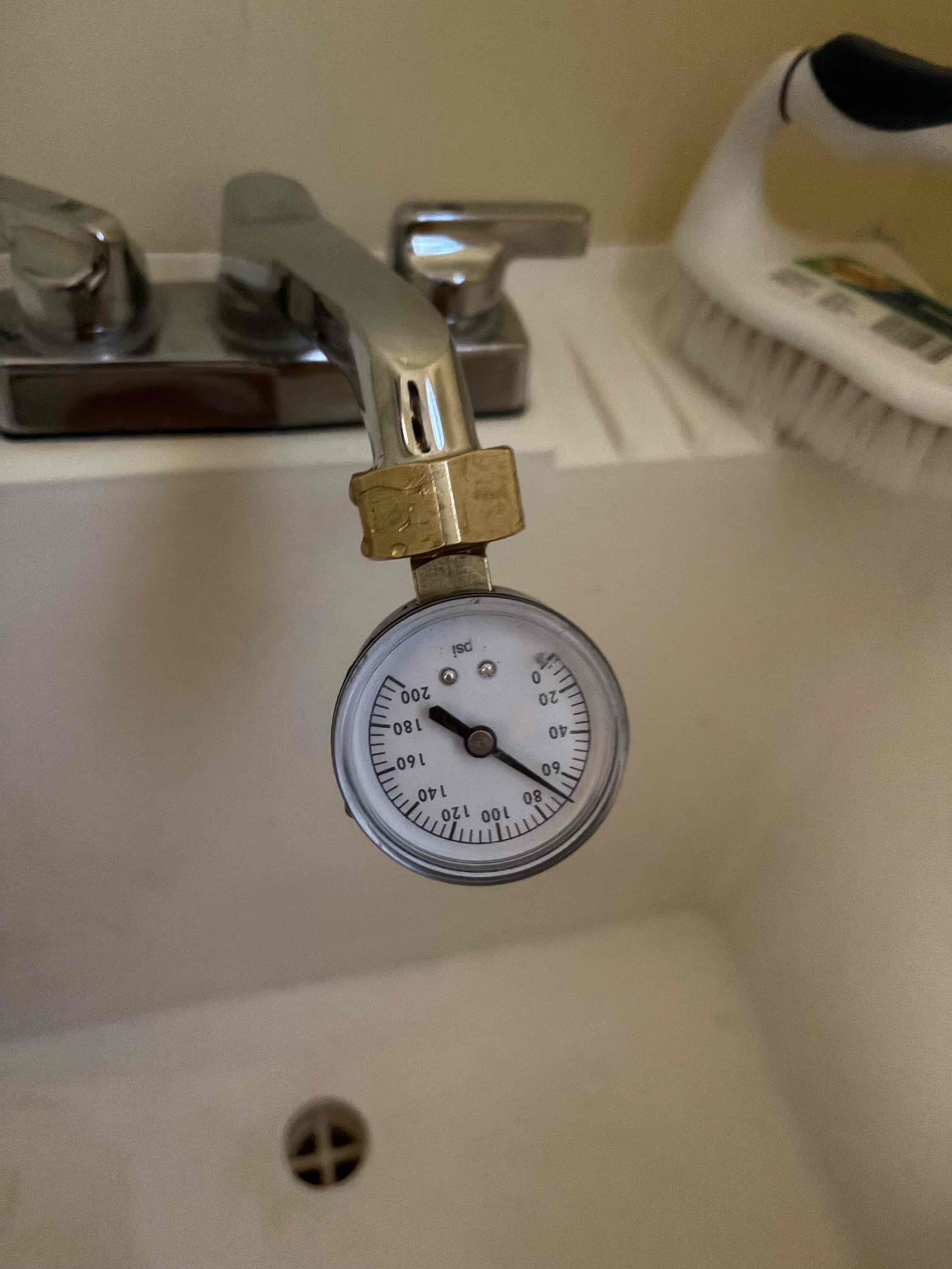 For this customer, they have an unknown leak in their garage with some water damage, unable to locate the source of it. It could be a faulty, shower pan and a faulty waxing seal from the toilet however, I’m unable to pinpoint it. No water could be seen from the outside in the bathroom. The water stains on the garage ceiling are mainly dry however, I’m unable to determine where it’s coming from, I recommended our water, restoration partner, provision come out and take a look at the water damage and if there is a plumbing repair that is needed to come follow that I recommend that the customer of the house come back out What our pressure is at 75 pounds their water heater is from 2018, and our customer signed up with the win with Chen membership