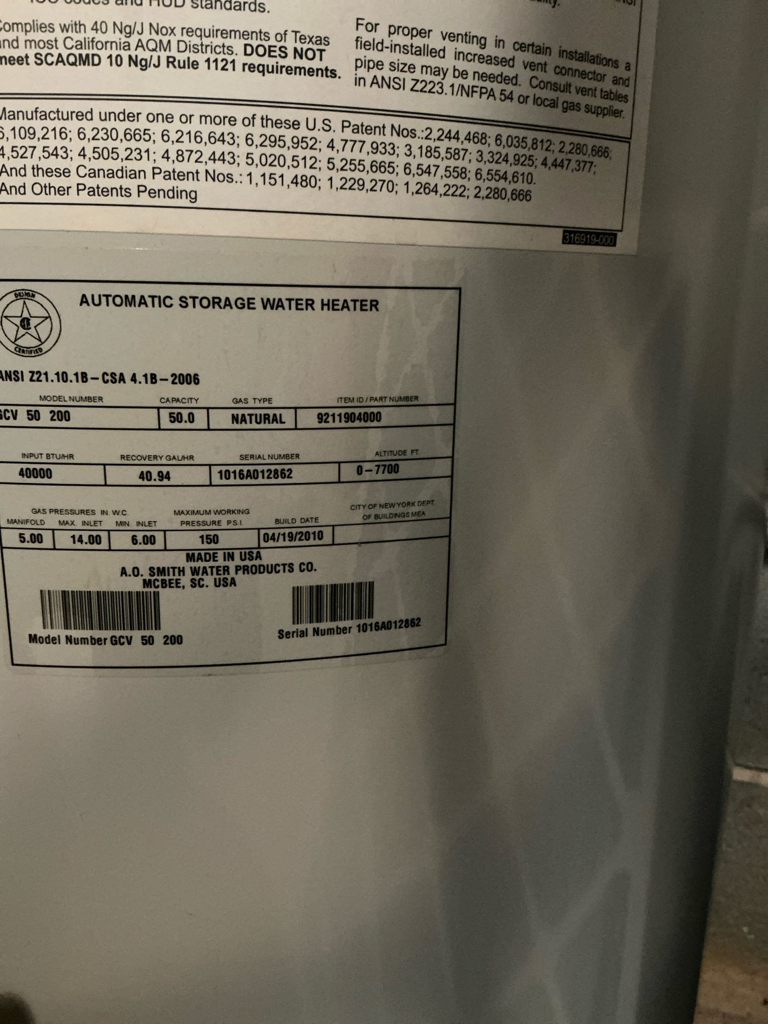 Did annual inspection. Found water heater is over 14 years old and there are 4 stop valves not operating properly. Gave estimates to repair issues.