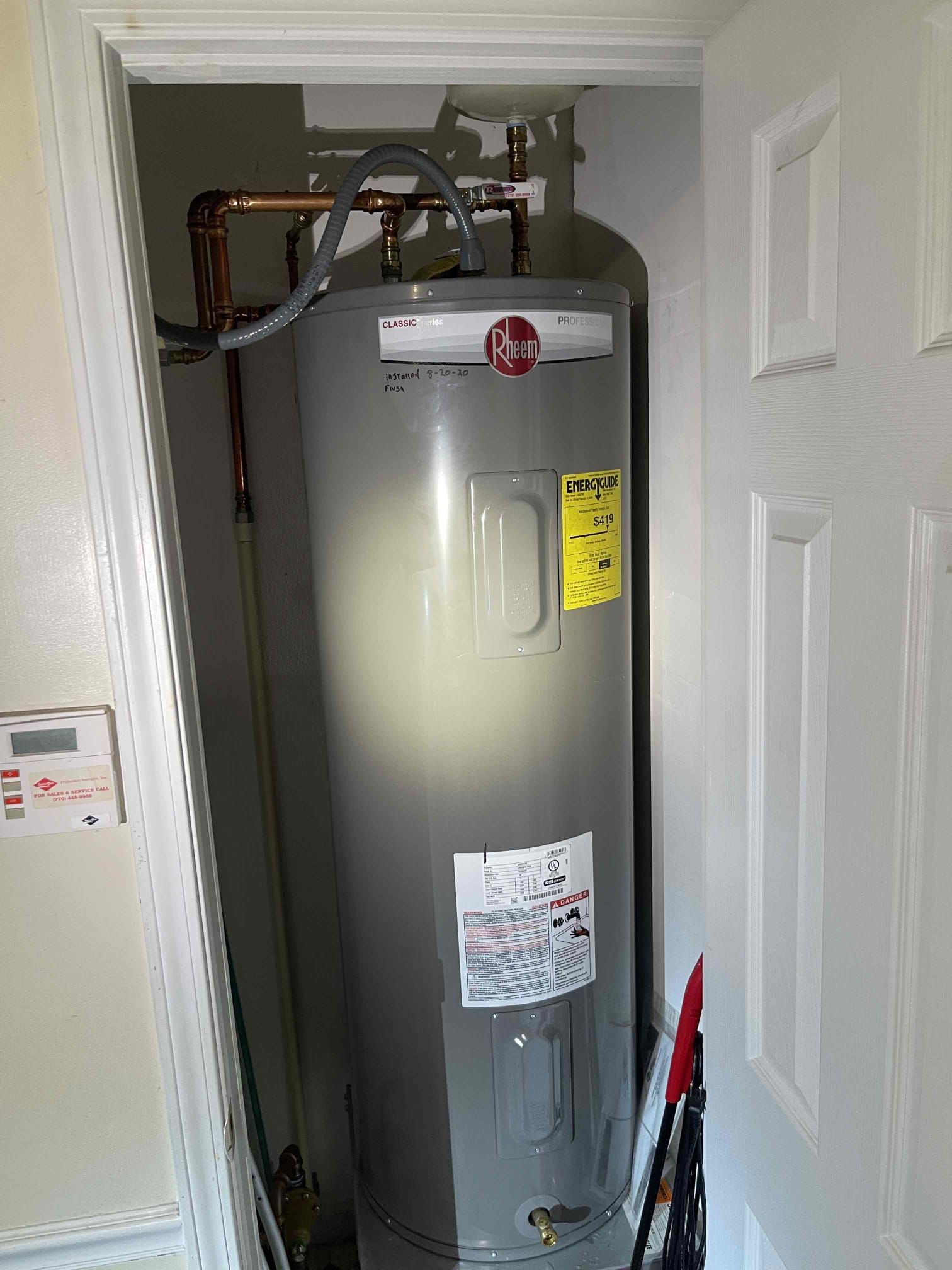 Toilet had a bad fill valve causing the tank to constantly run. Stop valve for the toilet was leaking water out the top and not shutting off the water to the toilet. Replaced the stop valve, supply line, and the fill valve to the toilet. Tested to ensure a leak free install. Water pressure was in the normal range. No further issue at this time. 