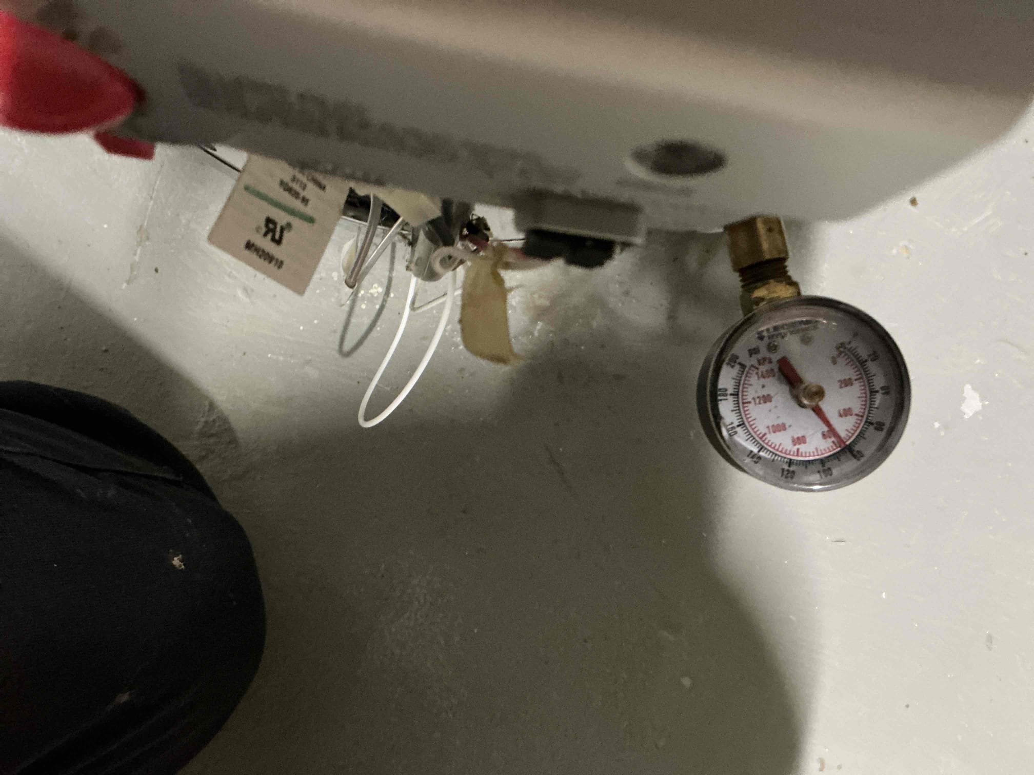 Returning tomorrow to replace section of abs piping. Customer paid 25% deposit today of $493.62 customer will pay the rest tomorrow once the work is completed 