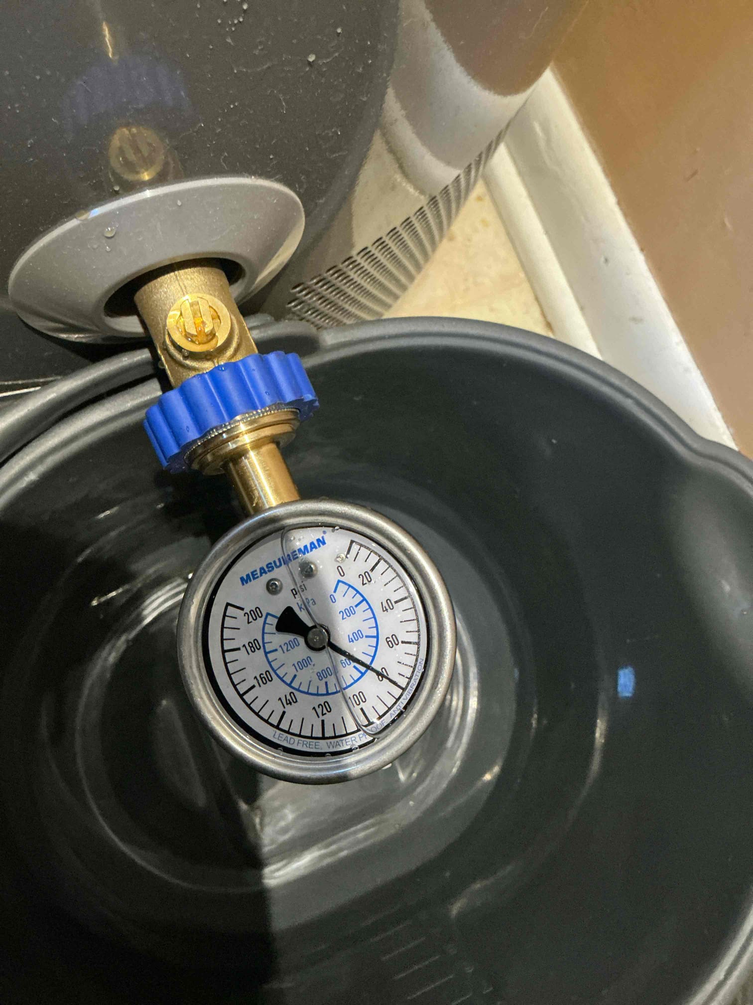 Left quote for various plumbing issues