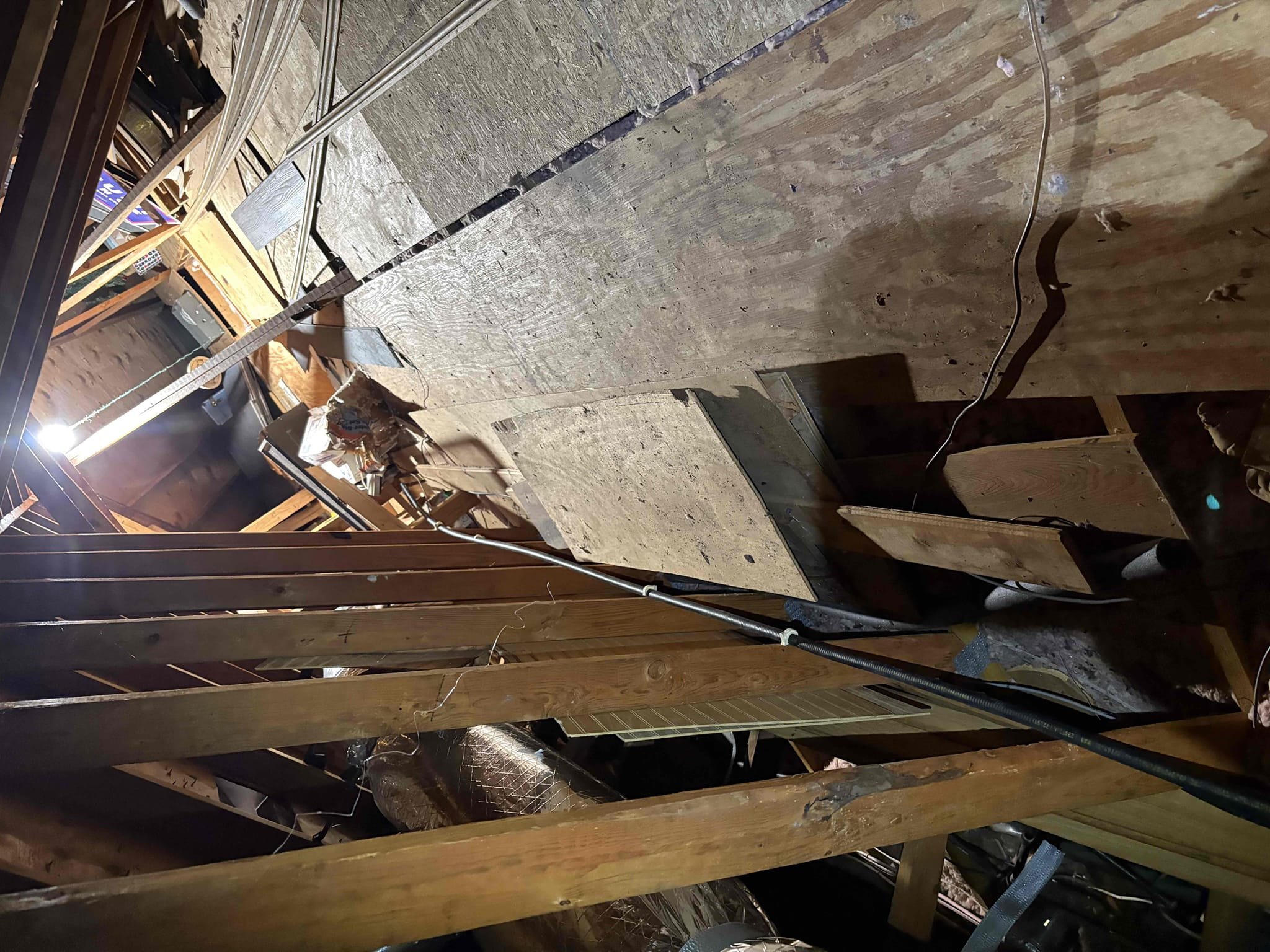 Client called us out due to the gas company turning off their gas due to them finding a couple leaks on the system. The culprit of the leak was an old 3/8” type L soft copper gas line that was dented under the furnace, and heavily corroded all along the run of it. 

We replaced the copper gas line with new CSST gas piping, tied in up in attic just beside furnace with a shutoff, and also a shutoff at the water heater per code. New gas fittings for water heater sediment trap also. To complete the necessary work we had to uninstall the water heater due to the gas lines running behind it. After work was done reinstalled the existing water heater then got air out and fired it up. Also, the gas tie in for kitchen stove was at the water heater but there was no need for them to run it how they did. We moved that tie in up in attic next to furnace as well with a gas shutoff. 

Tested all connections, all good. 

1 yr warranty (Does not cover any issue with the 6 yr old tank that may arise in fu