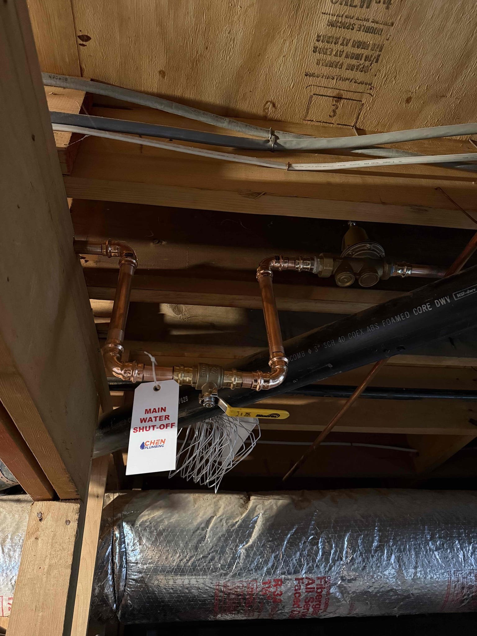 We originally called out for annual inspection with the wind with chin membership, while doing inspection we found that the PRV was old and inaccessible spot along with the shut off, inform customer to replace PRV and to move shut off to a more accessible area. customer agreed well on site. Customer also had HVAC contractor out doing maintenance as well HVAC contractor used hose bib noticed water running behind wall informed customer that hose bid line had likely frozen and is now currently leaking customer approved replacement of hose bib as well. Did pressure drop test and found mainline to be leaking. Customer would also like replacement of main water service line