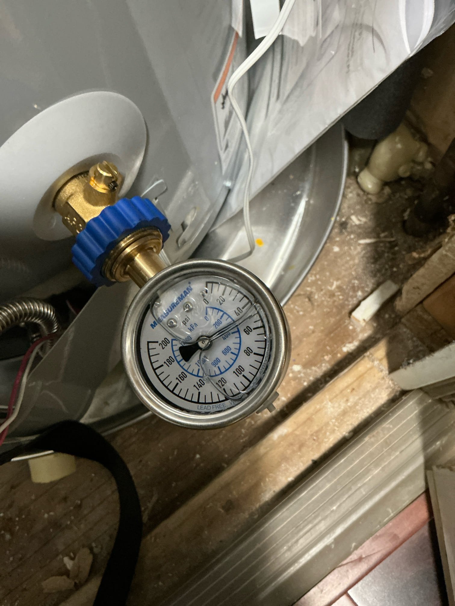 Thoroughly inspected PRV tested water pressure and looked over water heater. Everything is working as intended at this time. Customer also wanted me to look over plumbing fixtures in general. Everything is working as intended at this time.
