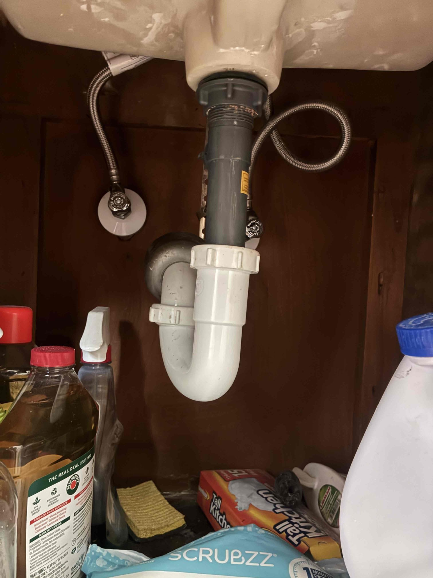 Old valves and pressure regulator showing signs of corrosion. Shut off water to home at the street. Drain system. Cut out and remove old pressure regulator and main shut off valve, as well as hose spicket shut off valve and replace with new pressure regulator and new 1/4 turn ball valves. Test for proper operation. As a courtesy cleared drain for master bathroom lavatory faucet. No leaks found after all work completed 