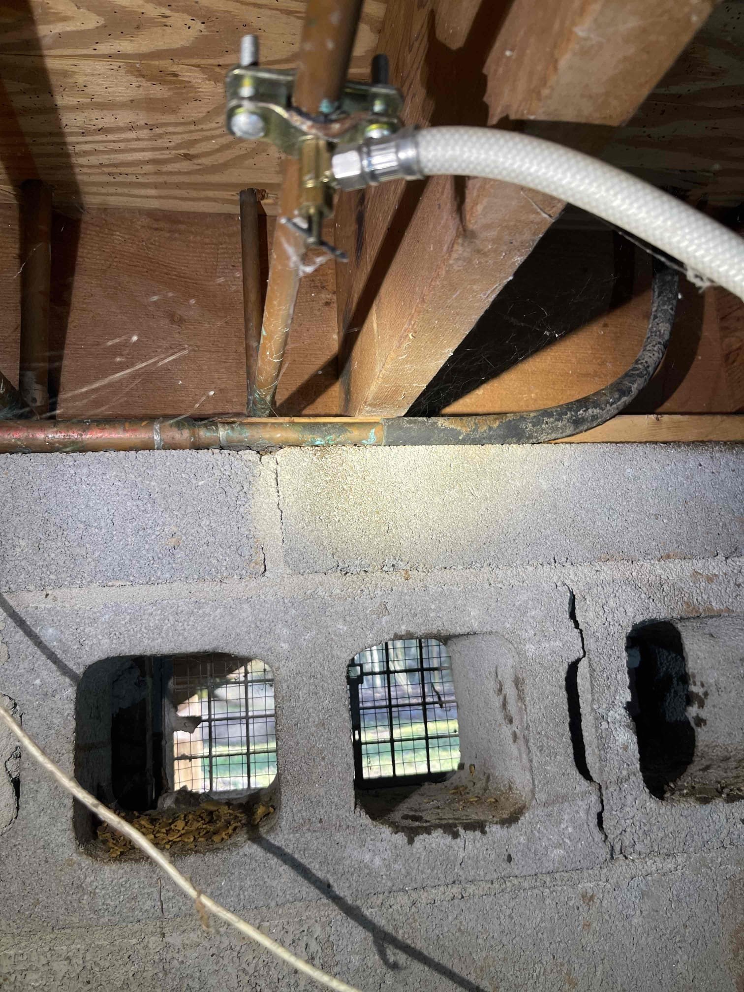 Replaced three stop valves under kitchen sink. Connected sink drain to wall outlet, installed customer supplied strainer, added dishwasher branch to the tubular piping and capped off the old copper drain in the crawlspace as Home Depot installers will not go into the crawlspace. Finished connecting kitchen faucet. Tested to ensure a leak free install. 