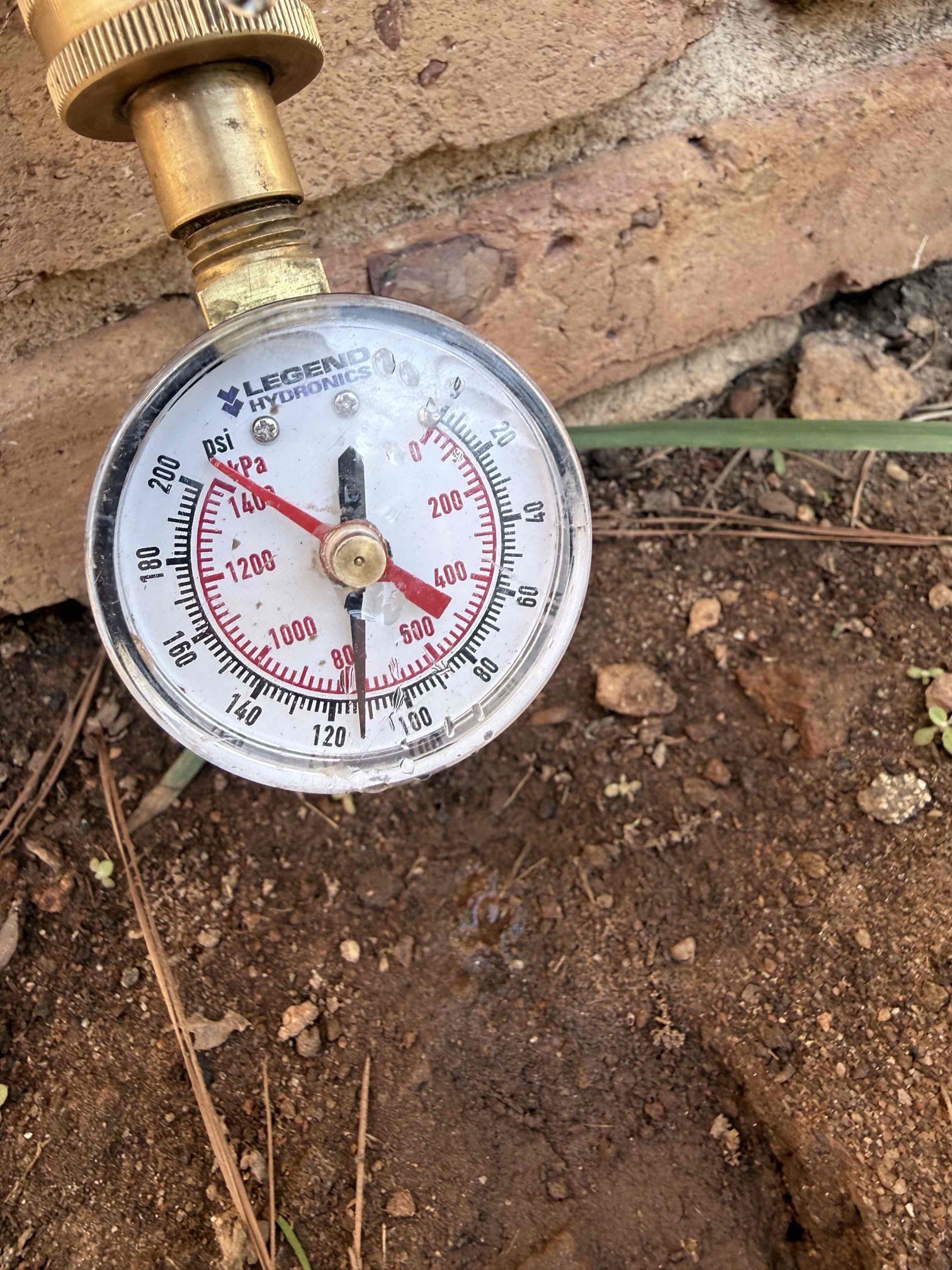 Gave customer estimate to replace galvanized water service with a new PRV and a new water heater.