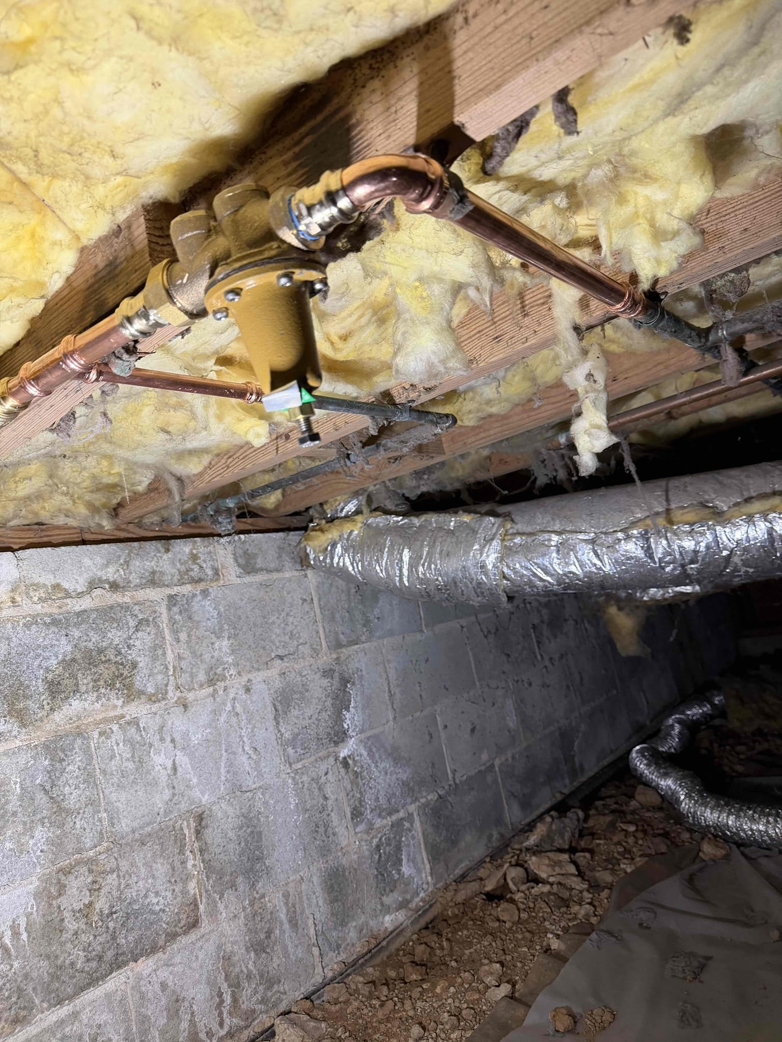 Replace one toilet. Rebuild 2 toilets. Replace 3 service valve. Also replace Prv and main house shut off valve. Also run a camera through drain line.



Customer stated that toilet was overflowing. Found that toilet suddenly had a soft tissue clog that caused toilet to overflow resulting in water damage on main level full bathroom and also finished basement area down below. 

While I was here, customer also wanted me to take care of a few other plumbing repairs. So today went ahead and replace toilet that was overflowing and ran camera through drain line to inspect line. Also replaced three shut off valves all for toilets and rebuilt toilet in basement. Also installed new main house shut off valve and new PRV. Set water pressure to 60 psi. Tested all work and no leaks were present at this time. Caulked around base of new toilet. Cleaned up work area.

Will return Monday to install new drain line.