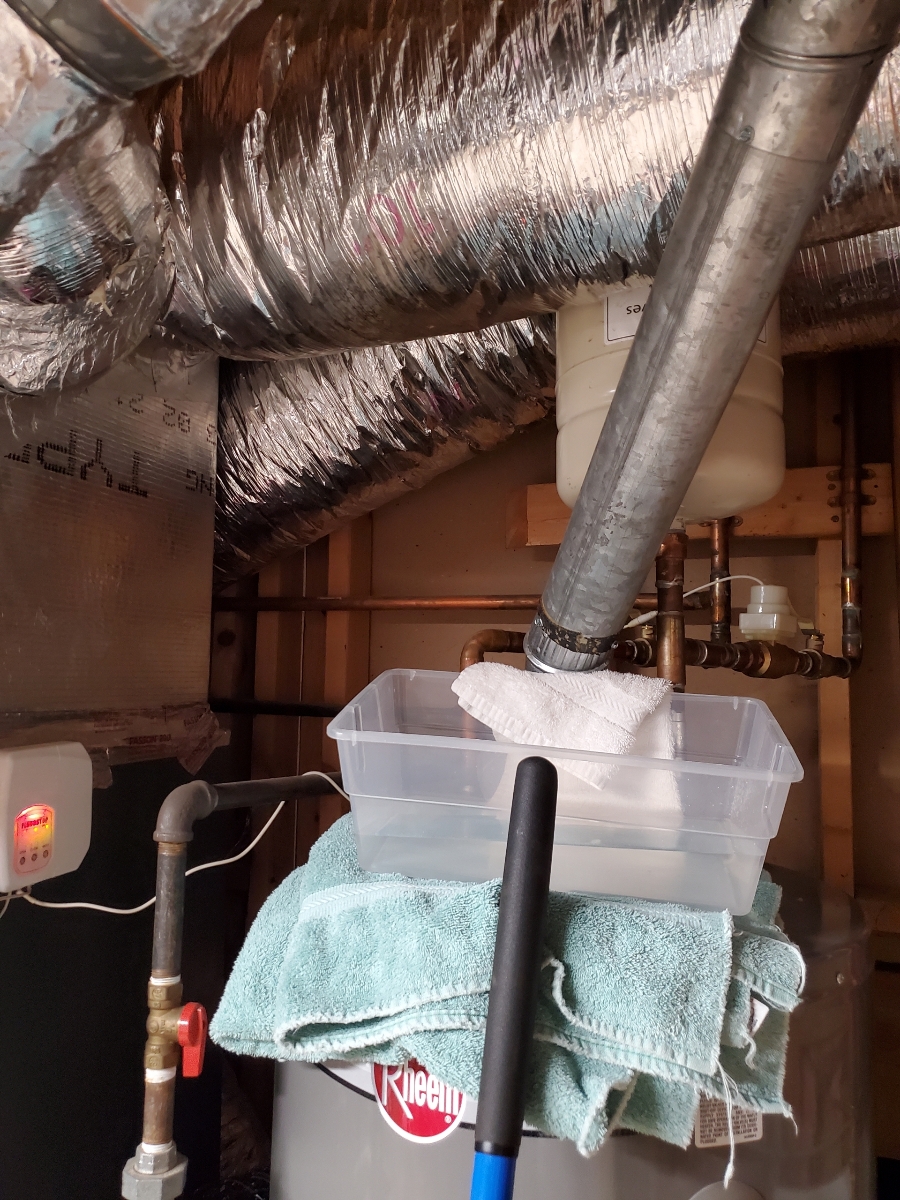 Replaced expansion tank with mounting bracket installed 