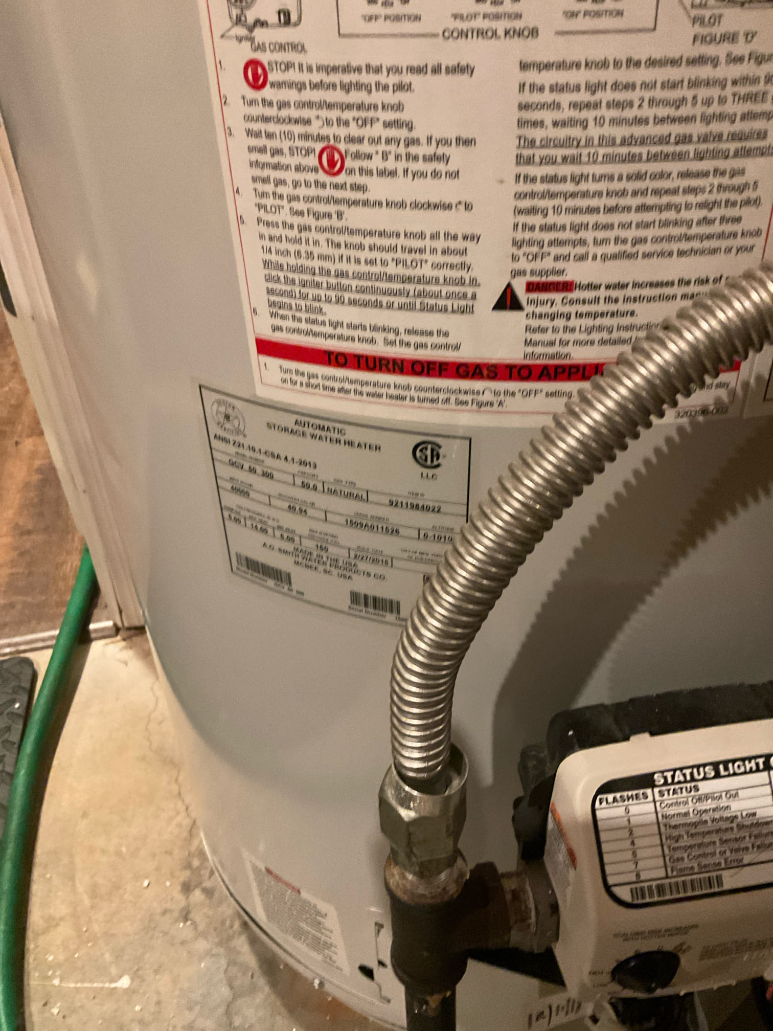 Checked and quoted different options for water heater replacement 